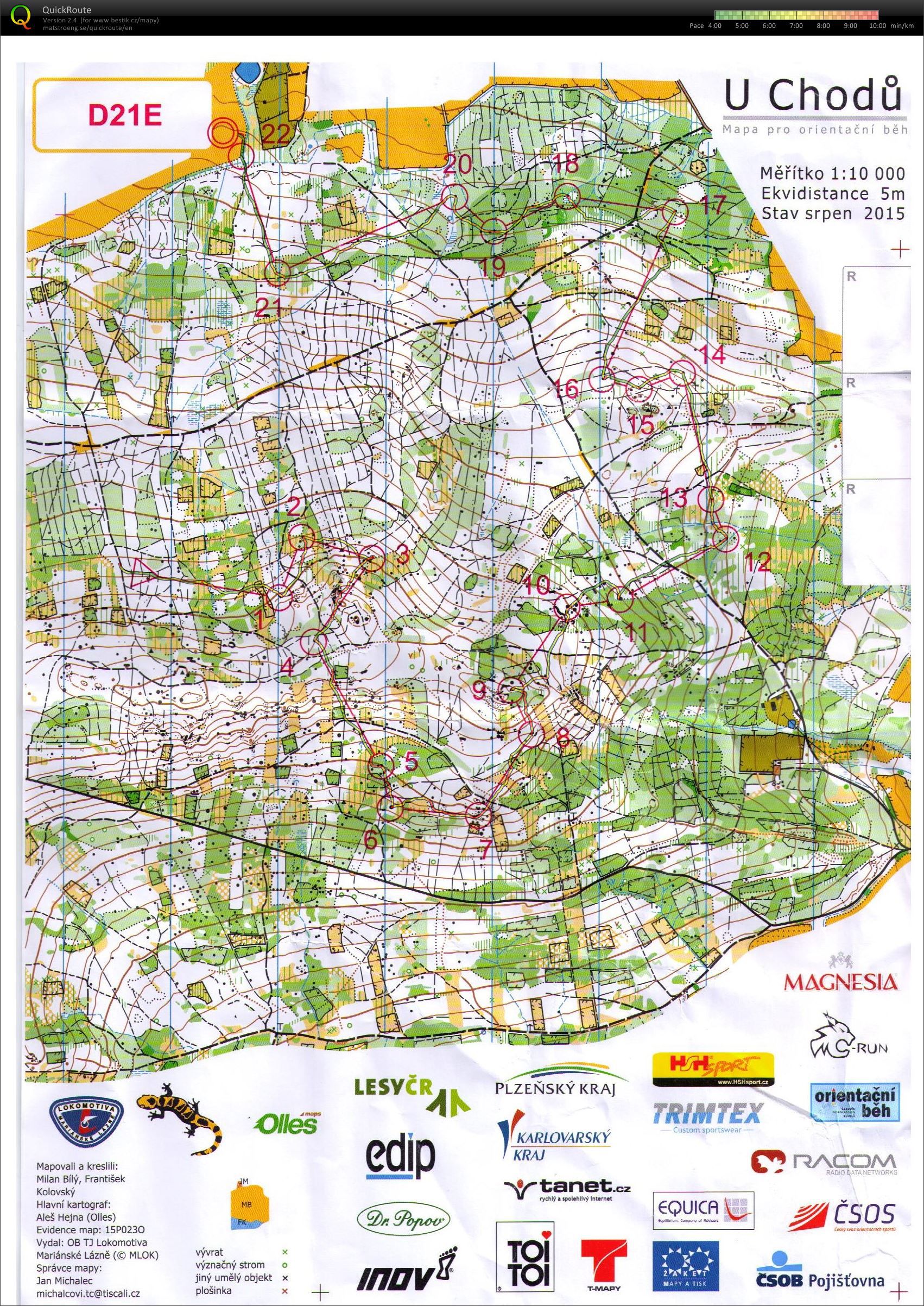 ČP Maršovy chody - nedělní middle (06.09.2015)