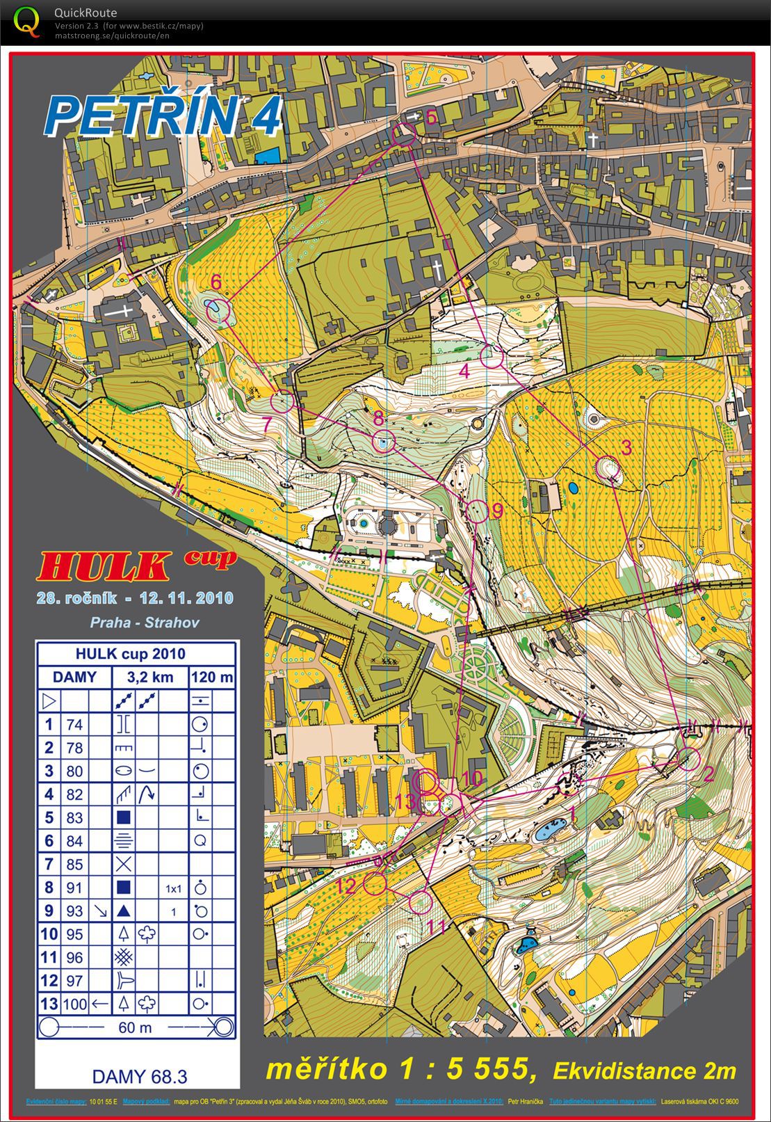 HULK cup - nočné štafety (12.11.2010)
