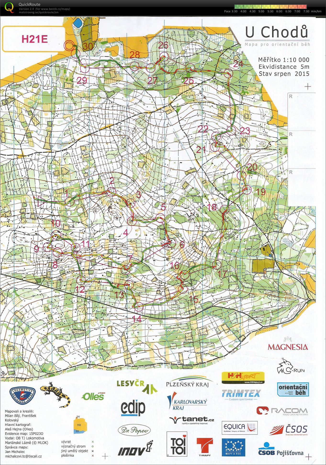 ČP middle, Maršovy Chody (06.09.2015)