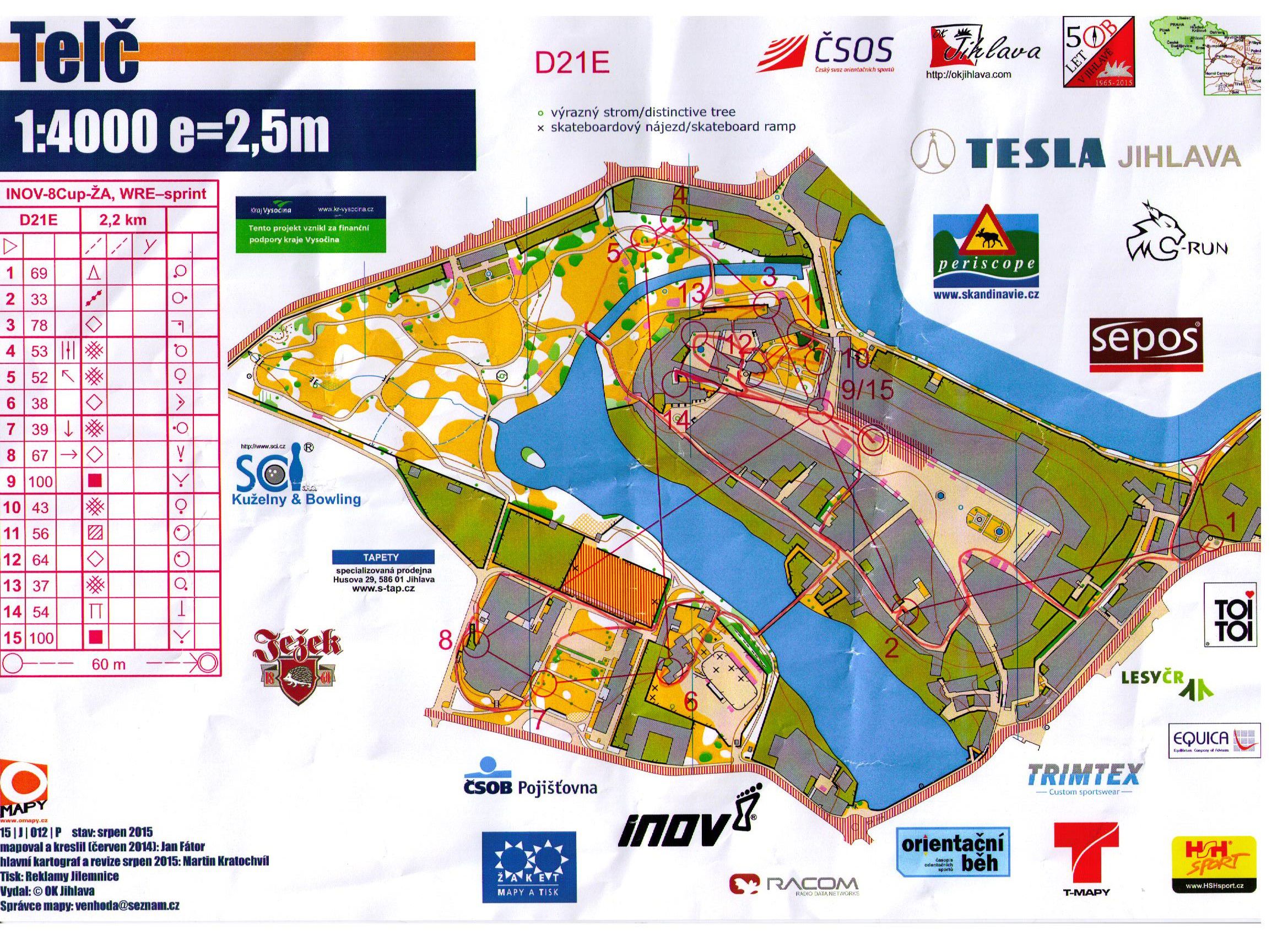 ČP WRE sprint - Telč (12.09.2015)