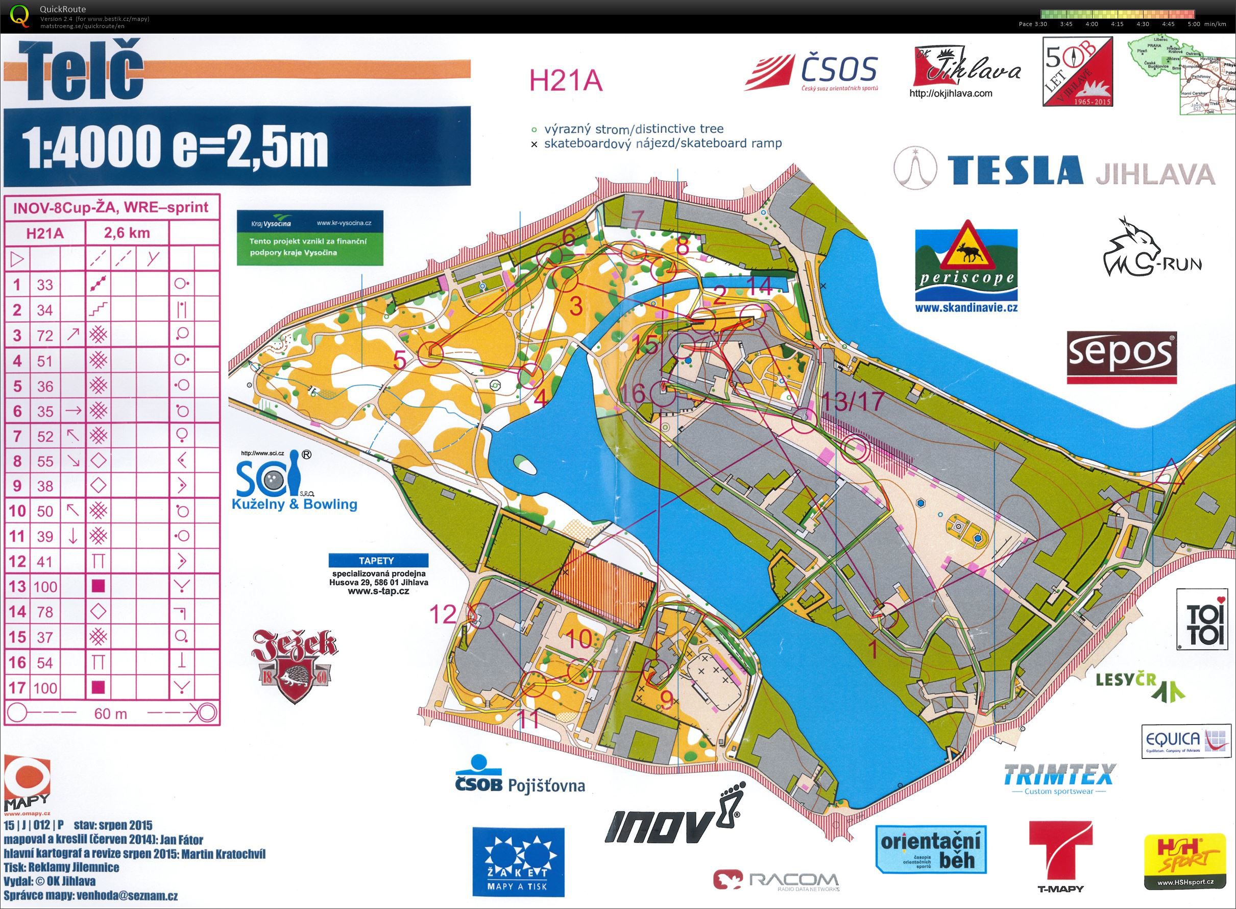 10. ČP: sprint (12.09.2015)