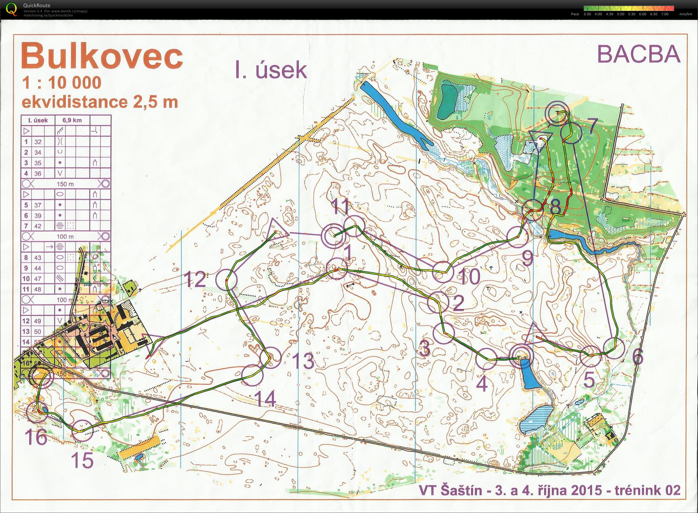 VT Šaštín - rozložený první úsek (03.10.2015)