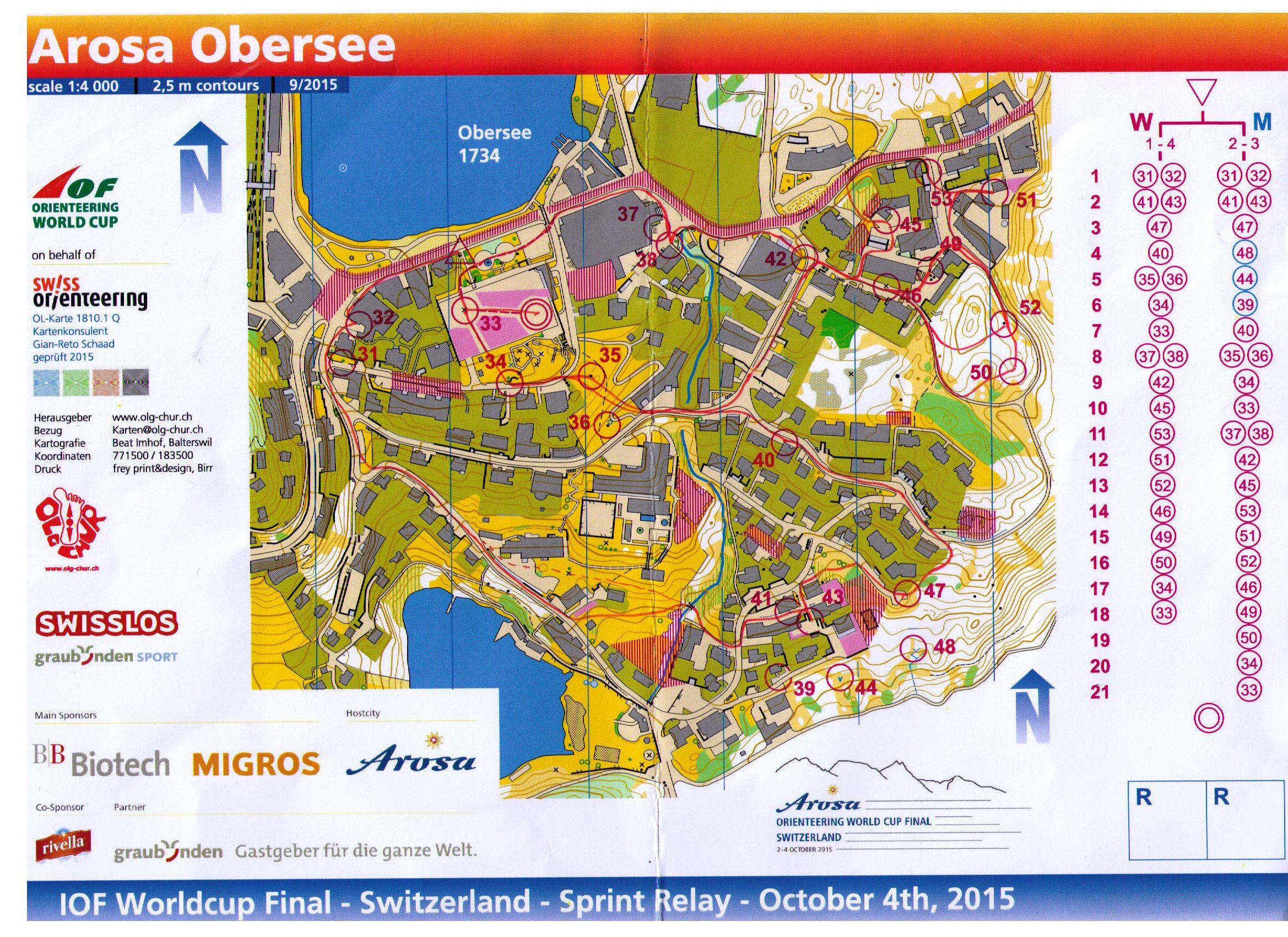 World Cup Arosa - sprint relay (04.10.2015)