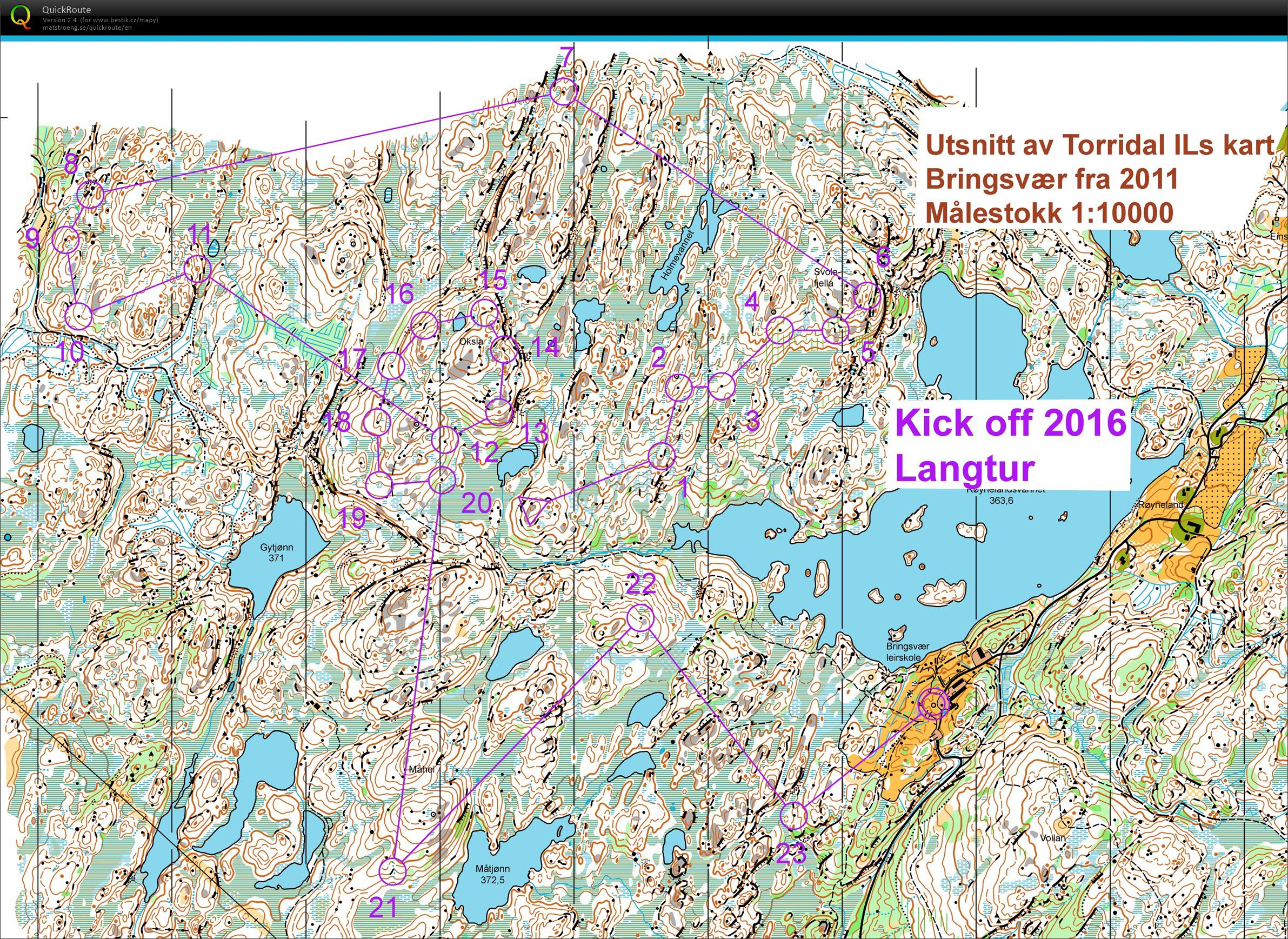 Kick off - Langtur (29.11.2015)