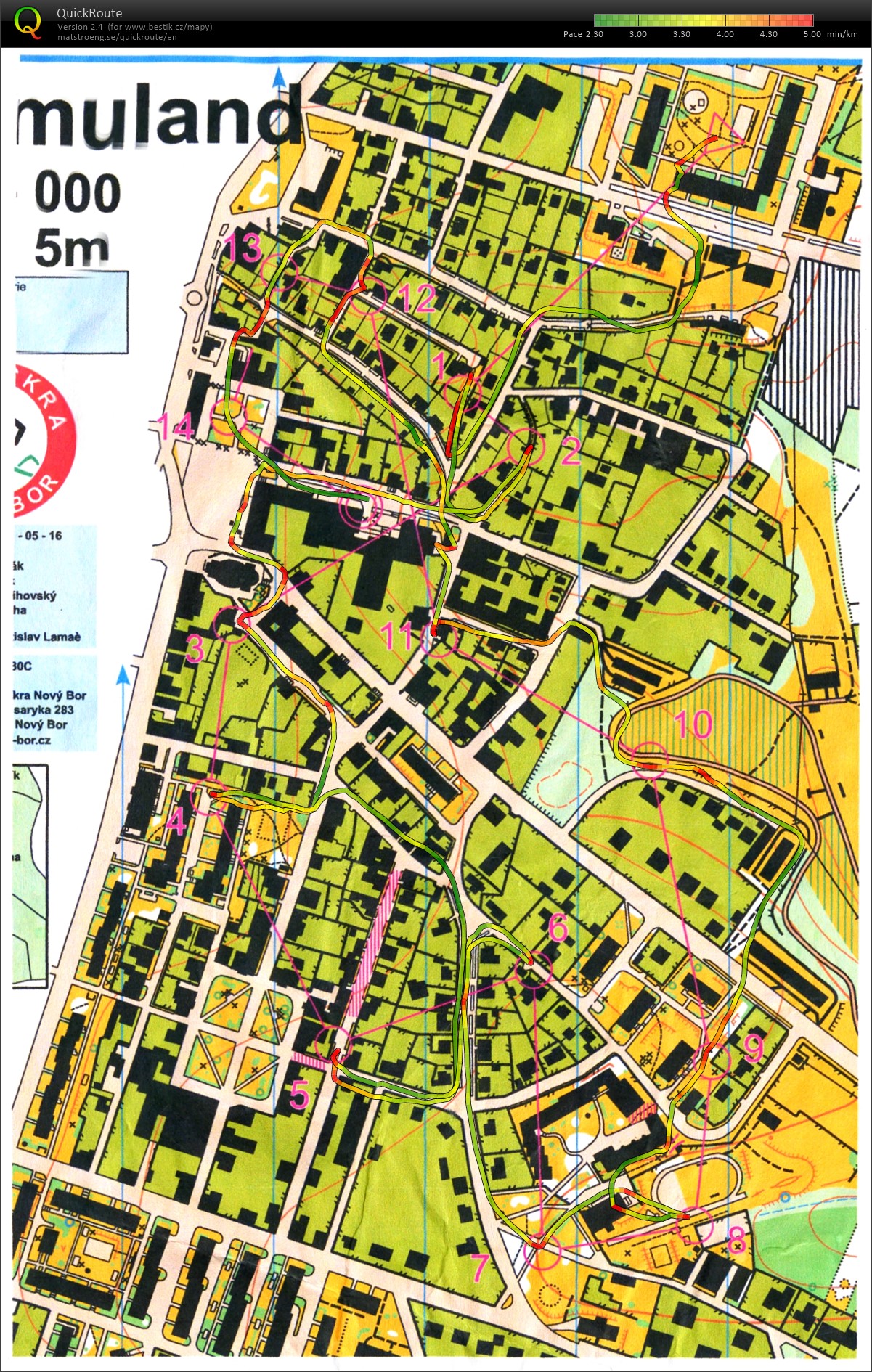 Pekkův sprint N.Bor (14.02.2016)