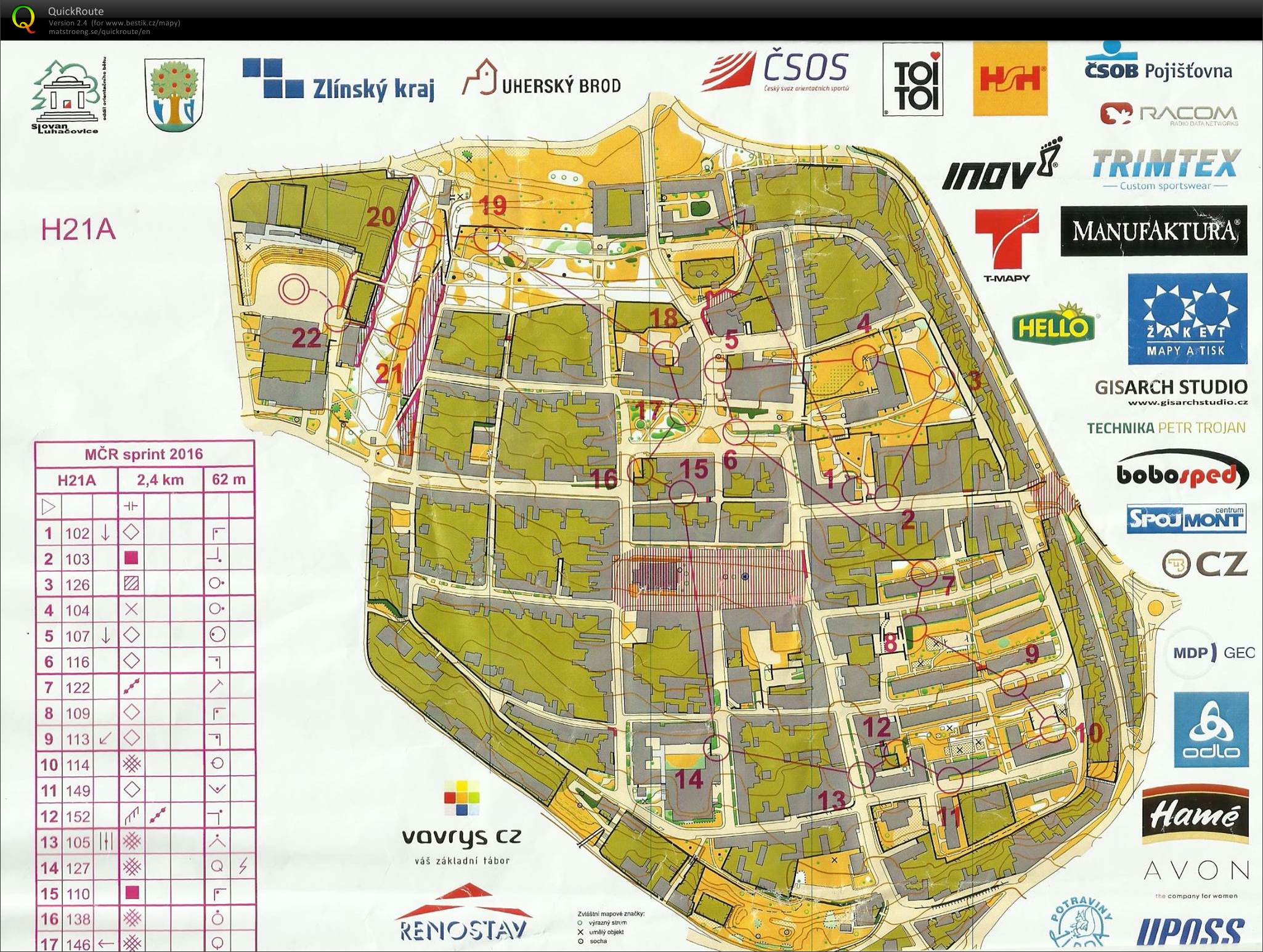MČR sprint Uherský brod (H21A) (07.05.2016)