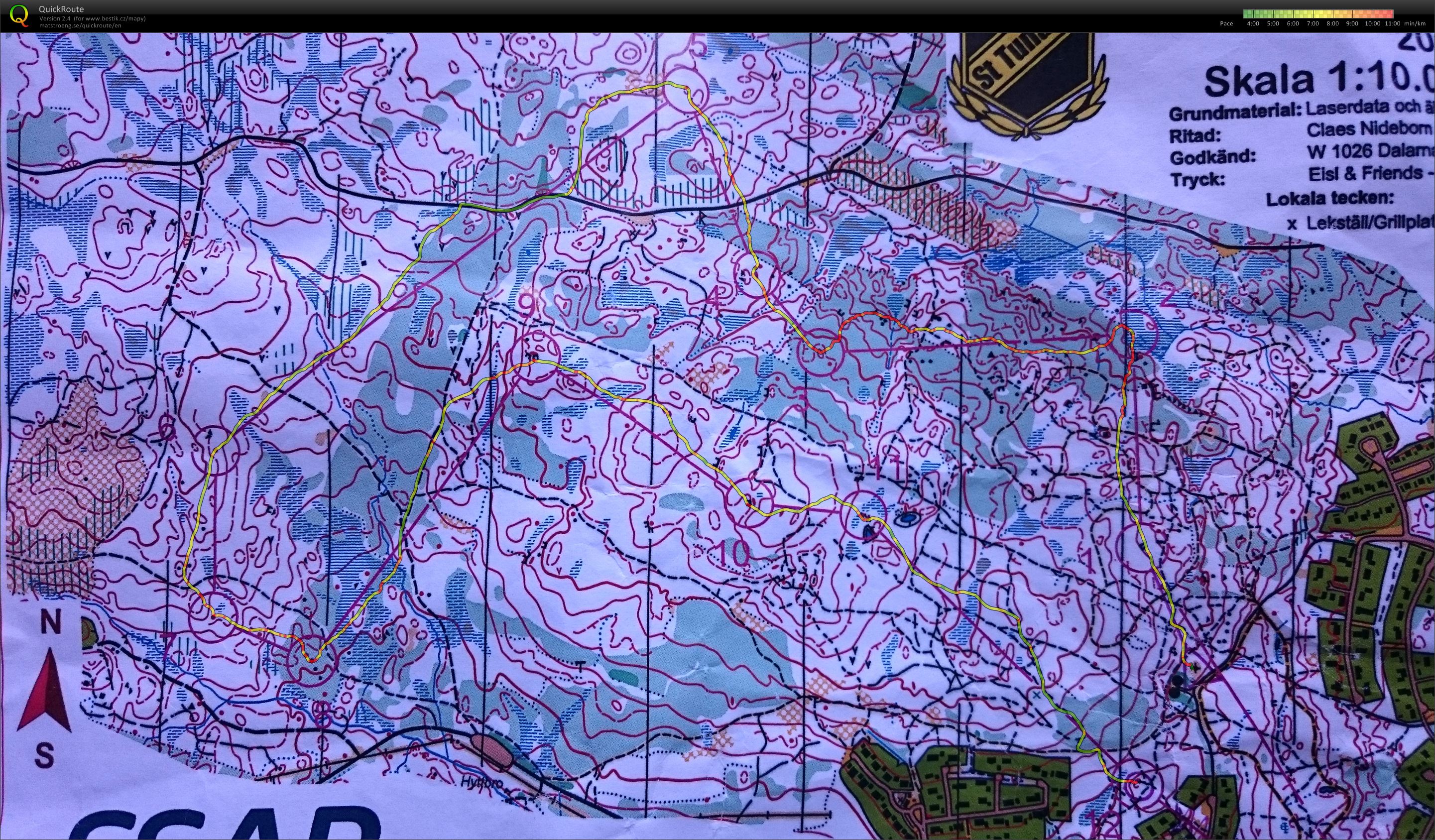 Tiomila test race (12.05.2016)