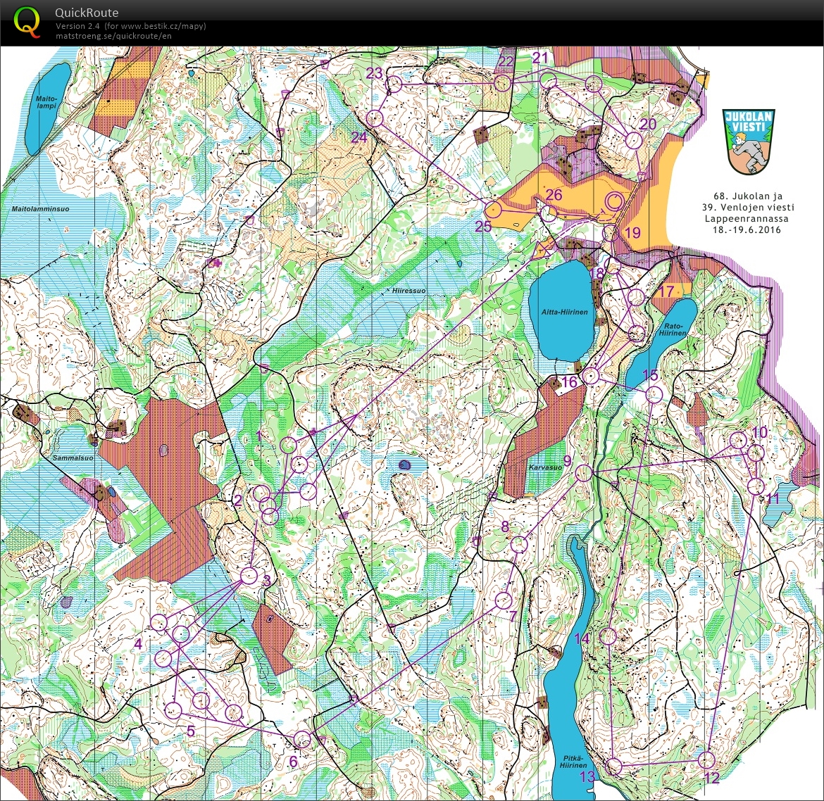 Jukola 2016 leg3 (19.06.2016)