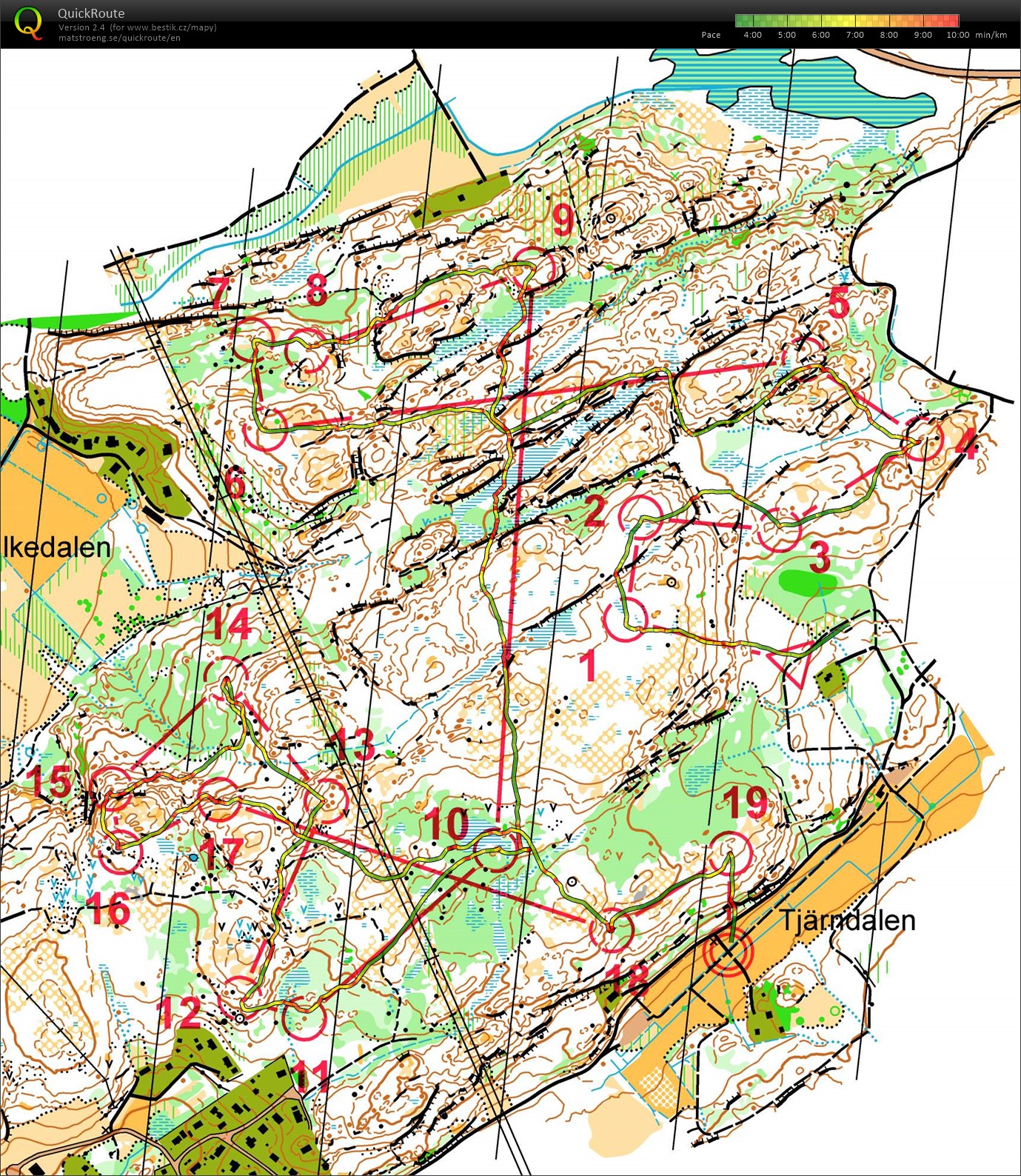 czech - MIDDLE selection race for WOC16 (14.06.2016)