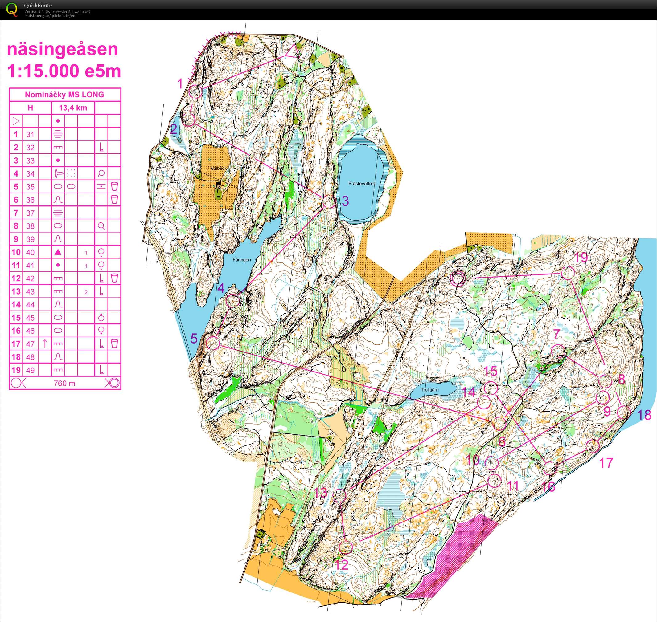 czech - LONG selection race for WOC16 (15.06.2016)