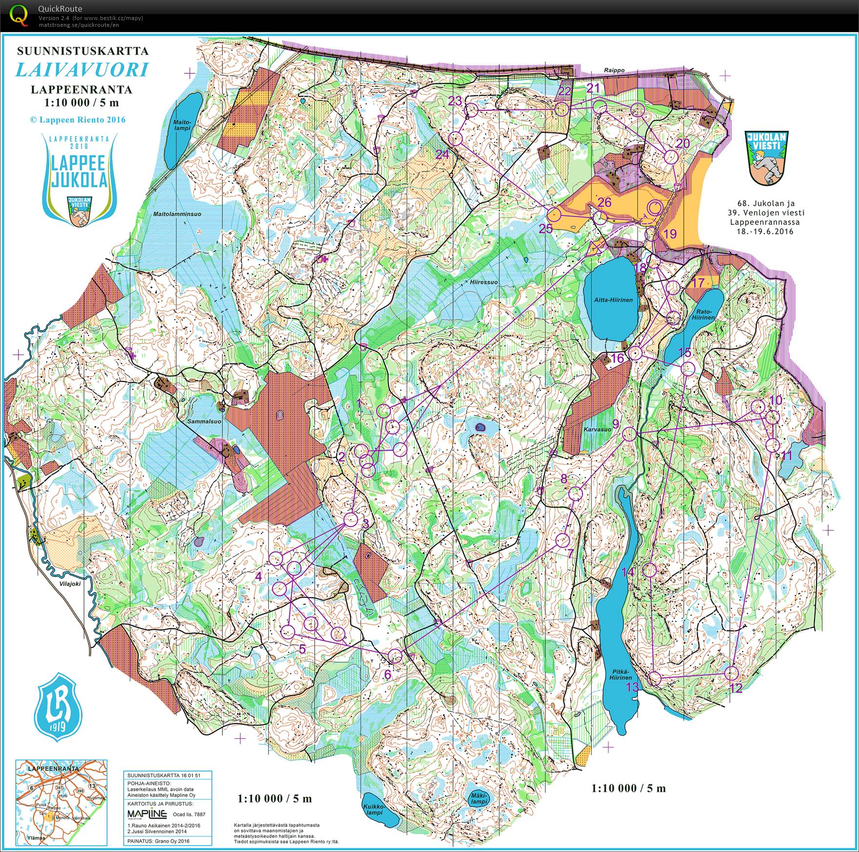 Jukola 2016 (68.) (19.06.2016)