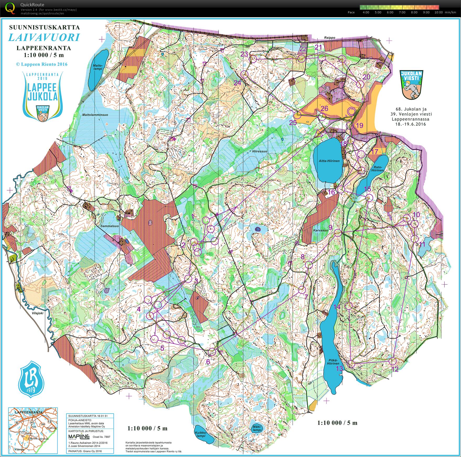 Jukola 2016 (68.) (19.06.2016)