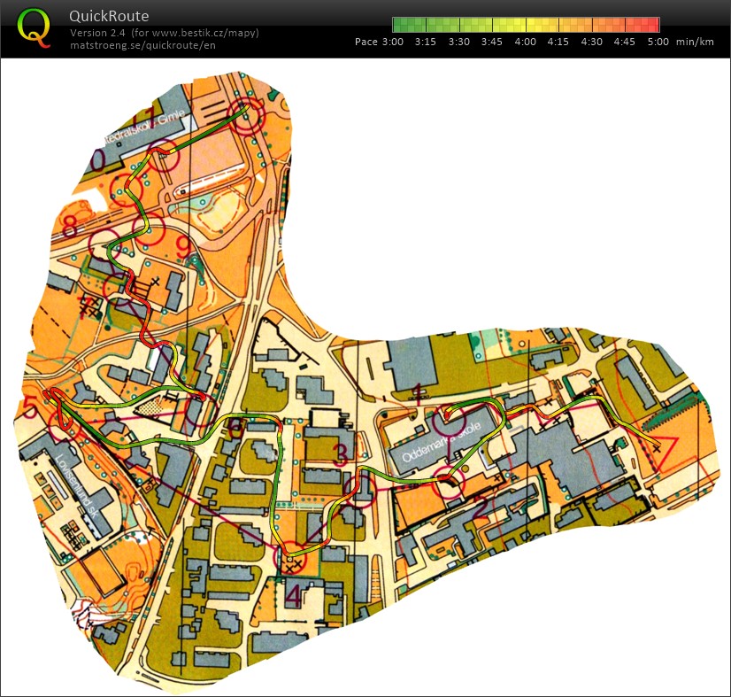 TC(WOC)-NOR - TR2. - sprint intervals D (15.07.2016)