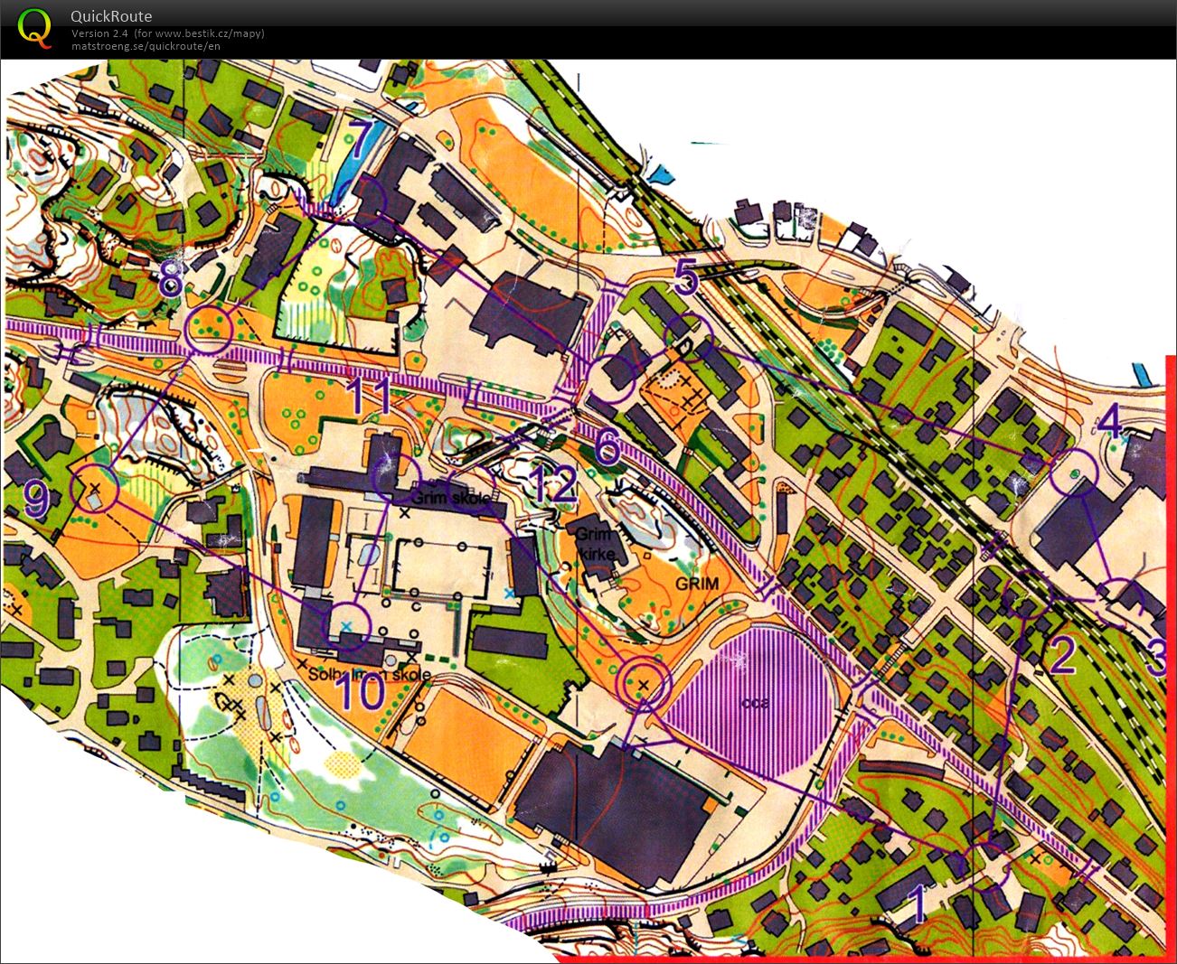 TC(WOC)-NOR - TR11. - Sprint loops (A) - Fast (25.07.2016)