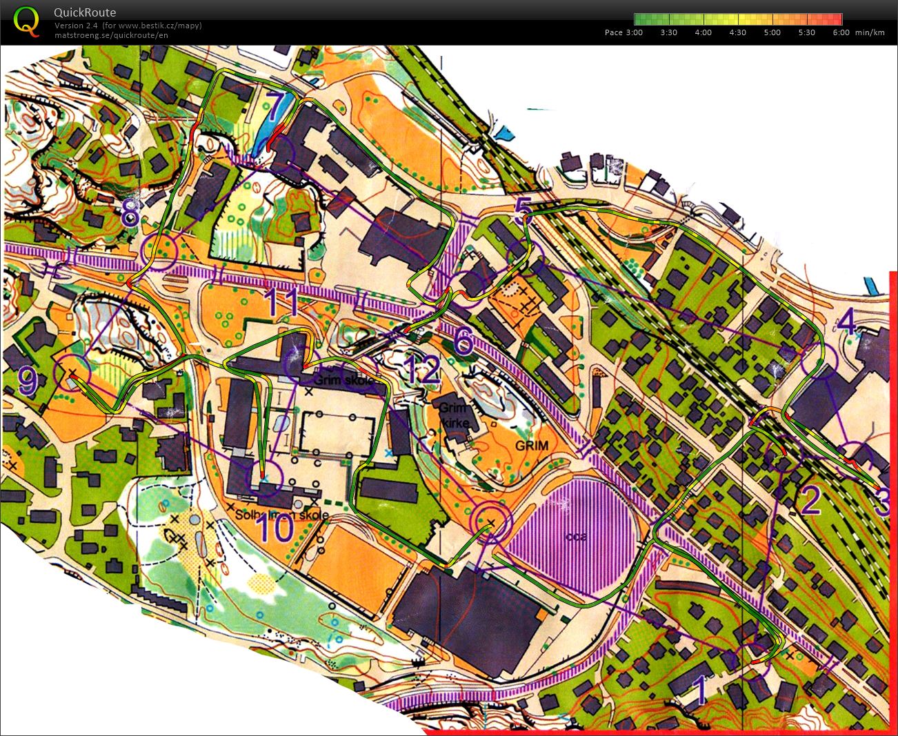 TC(WOC)-NOR - TR11. - Sprint loops (A) - Fast (25.07.2016)