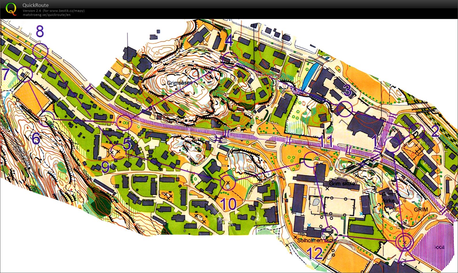 TC(WOC)-NOR - TR11. - Sprint loops (B) - Fast (25.07.2016)