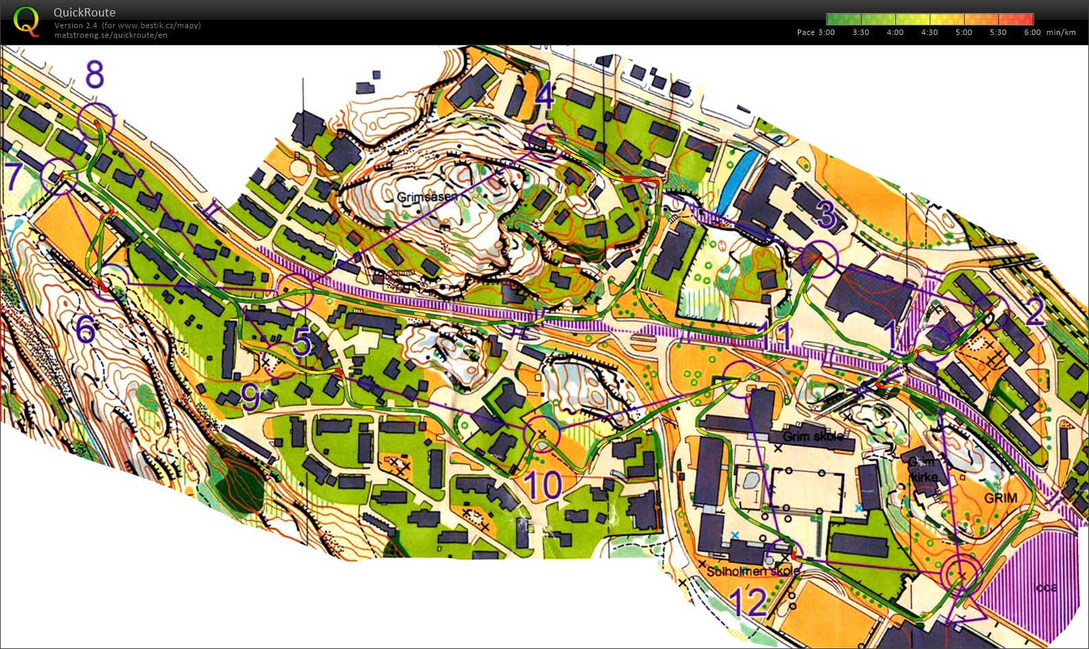 TC(WOC)-NOR - TR11. - Sprint loops (B) - Fast (25.07.2016)