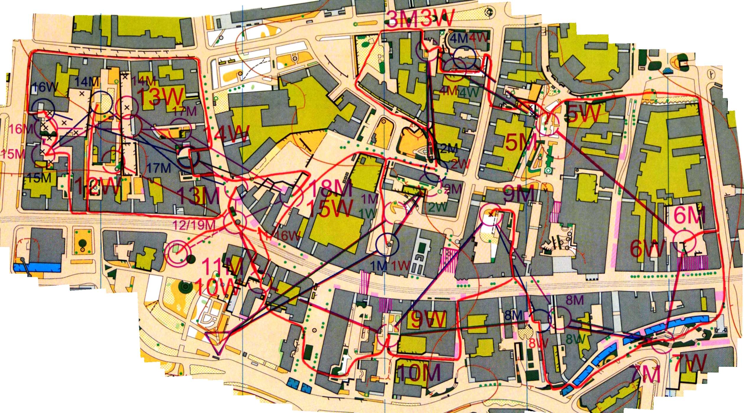 WUOC2016 (HUN) Sprint relay (02.08.2016)