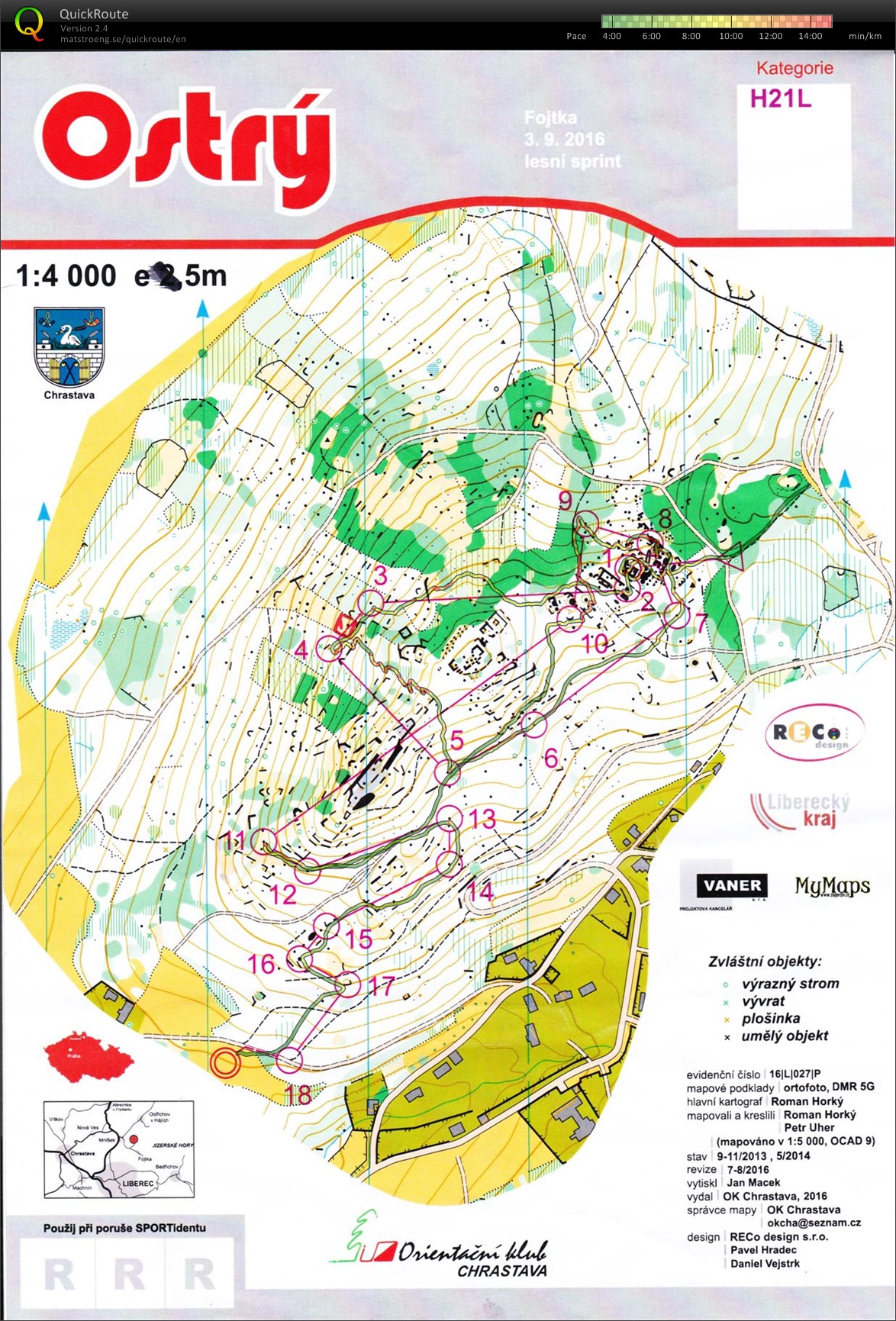 Lesní sprint (oblž JO) (03.09.2016)