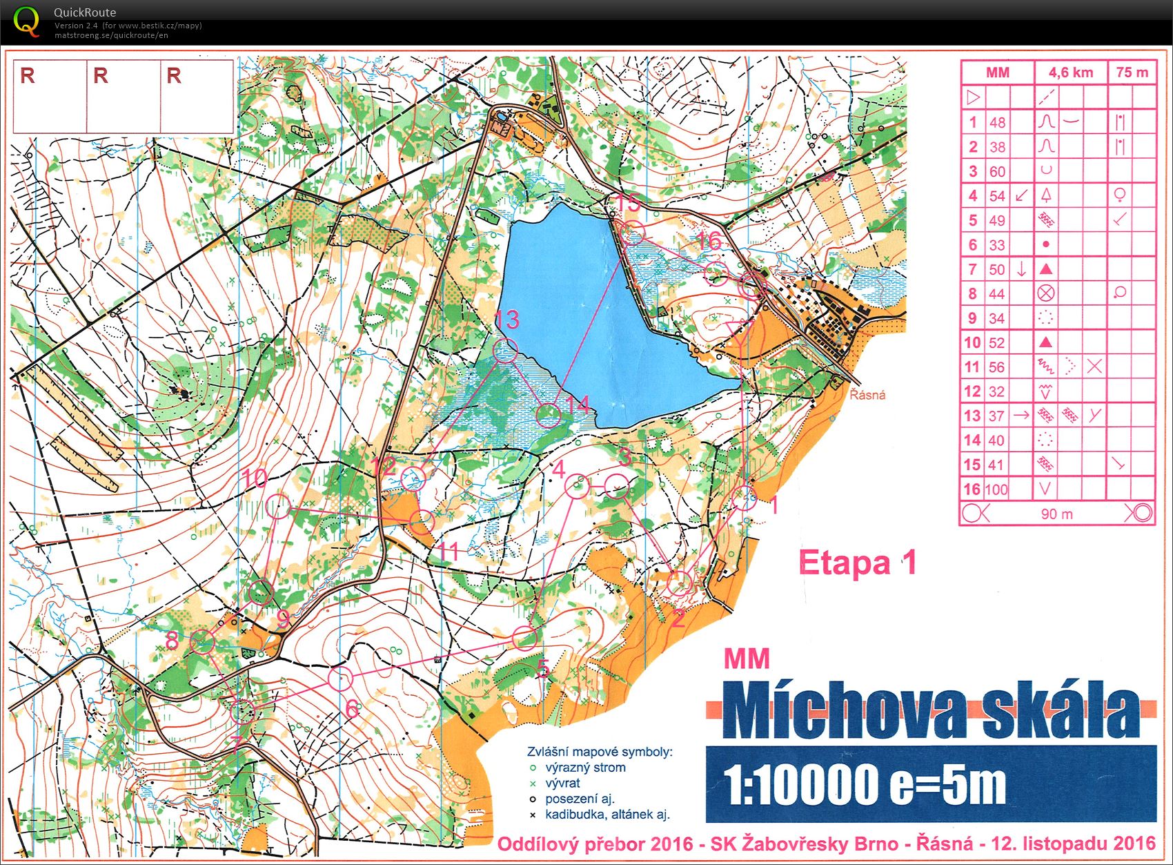 Oddílový přebor: E1 (12.11.2016)