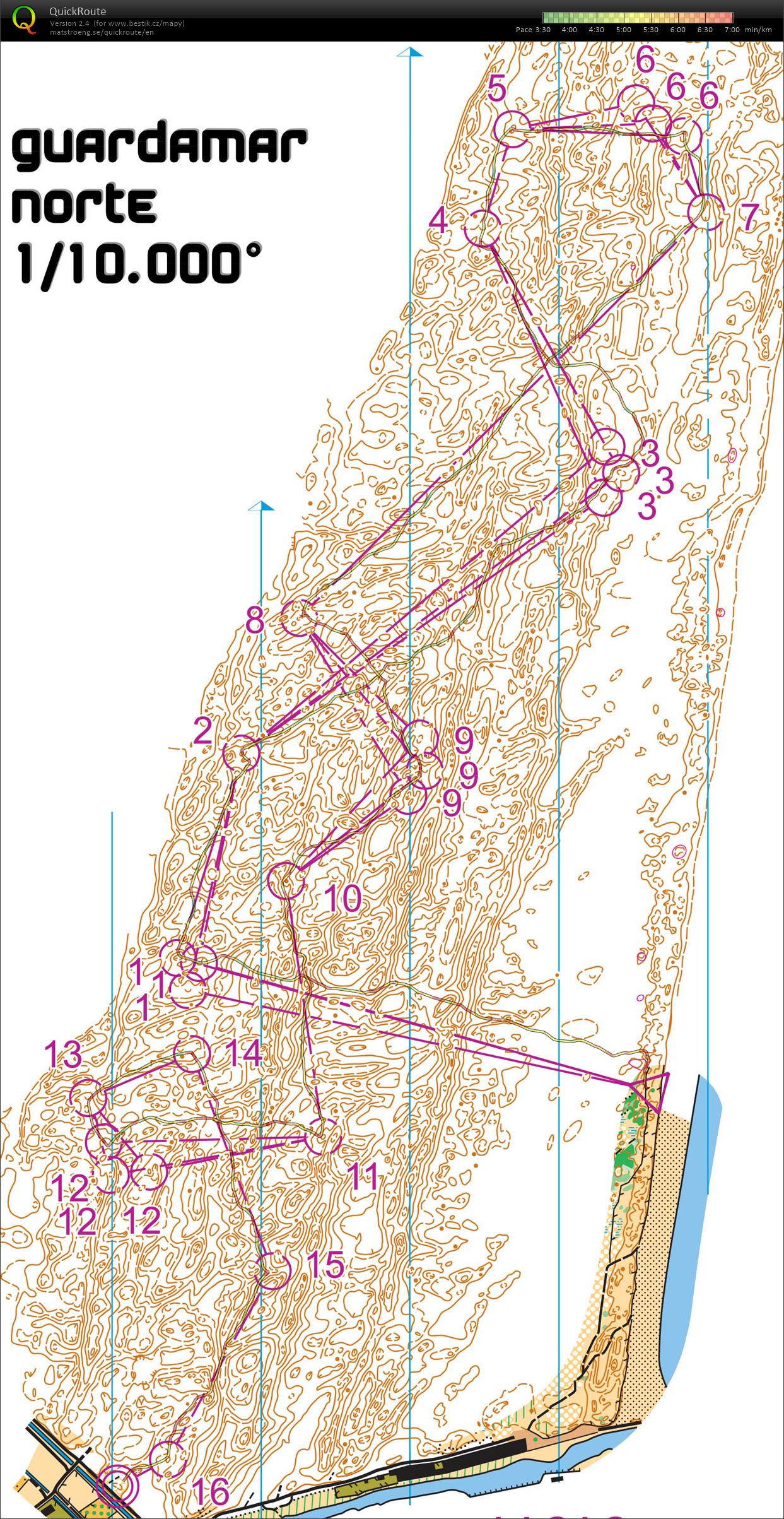 Contours Guardamar Norte (08.01.2017)