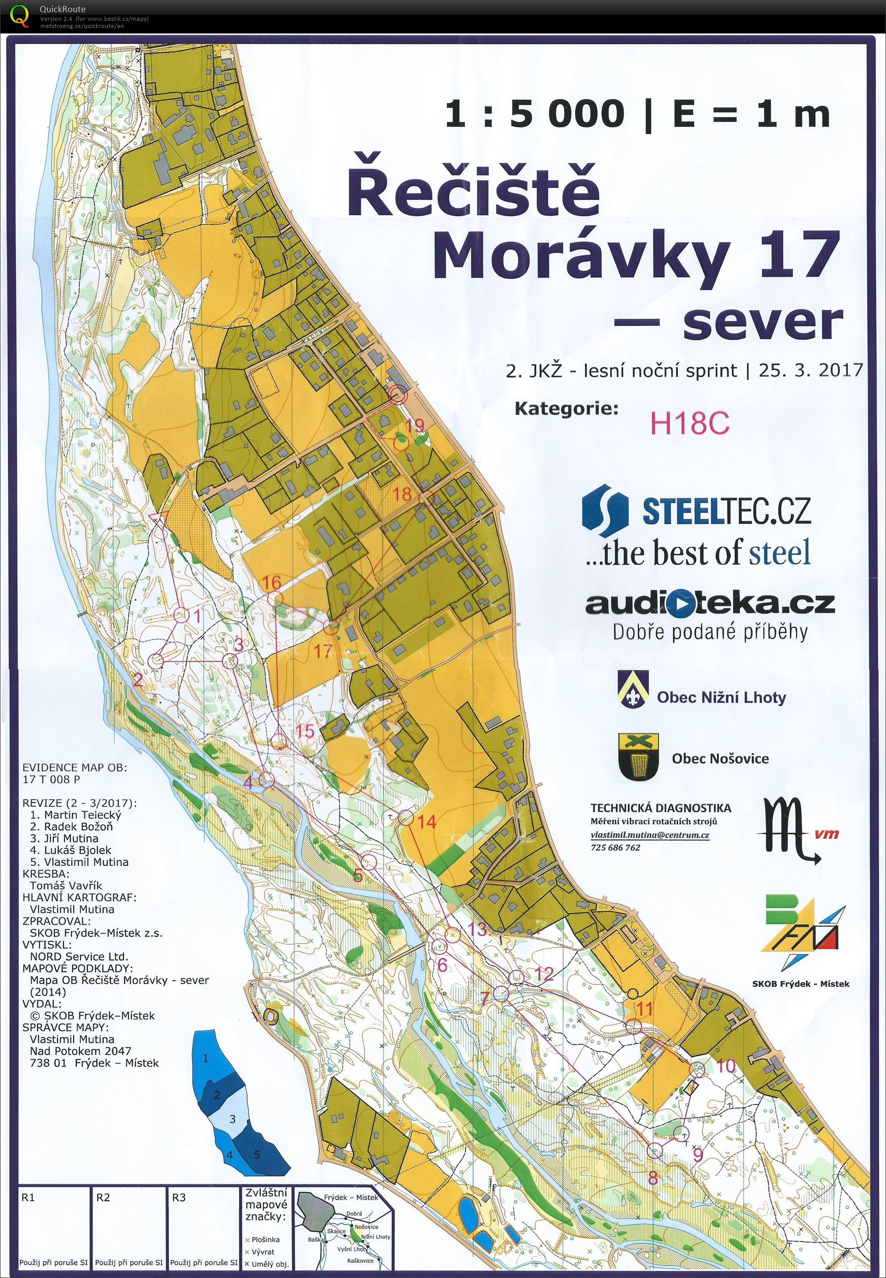 Mistrovství MSK noční (2. JKŽ), Nošovice (25.03.2017)