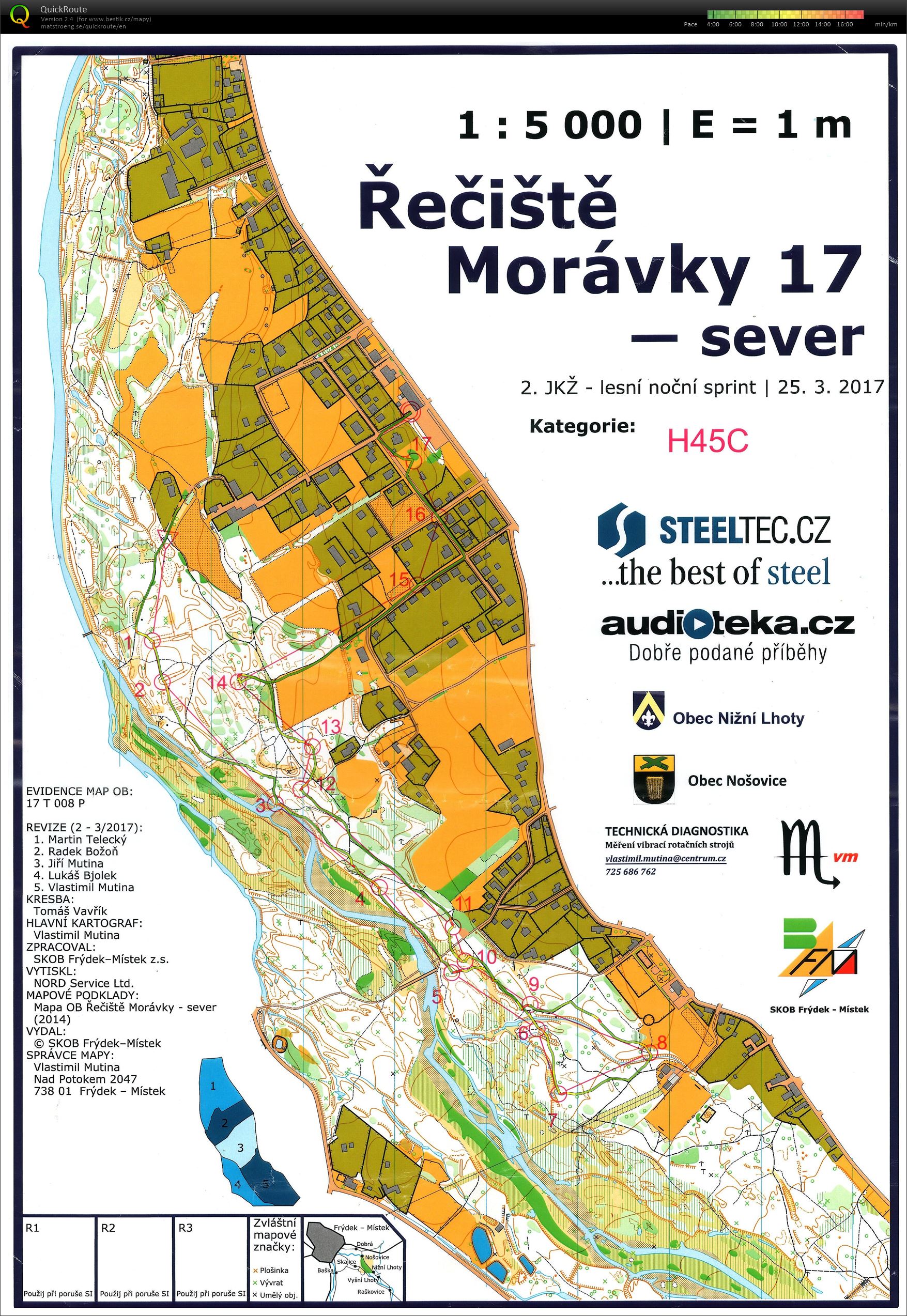 Mistrovství MSK + 2. JKŽ noční (25.03.2017)