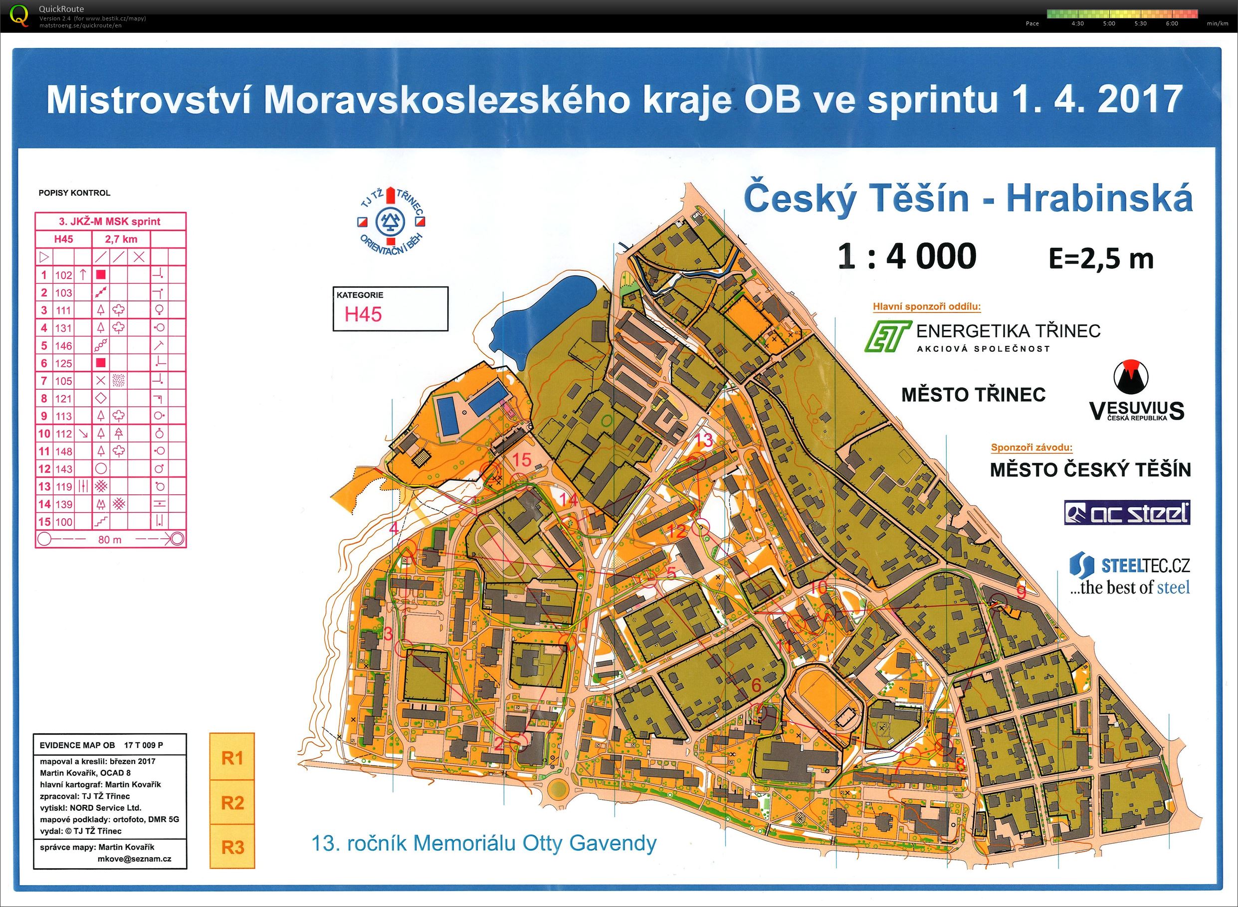 Mistrovství MSK + 3. JKŽ sprint (01.04.2017)