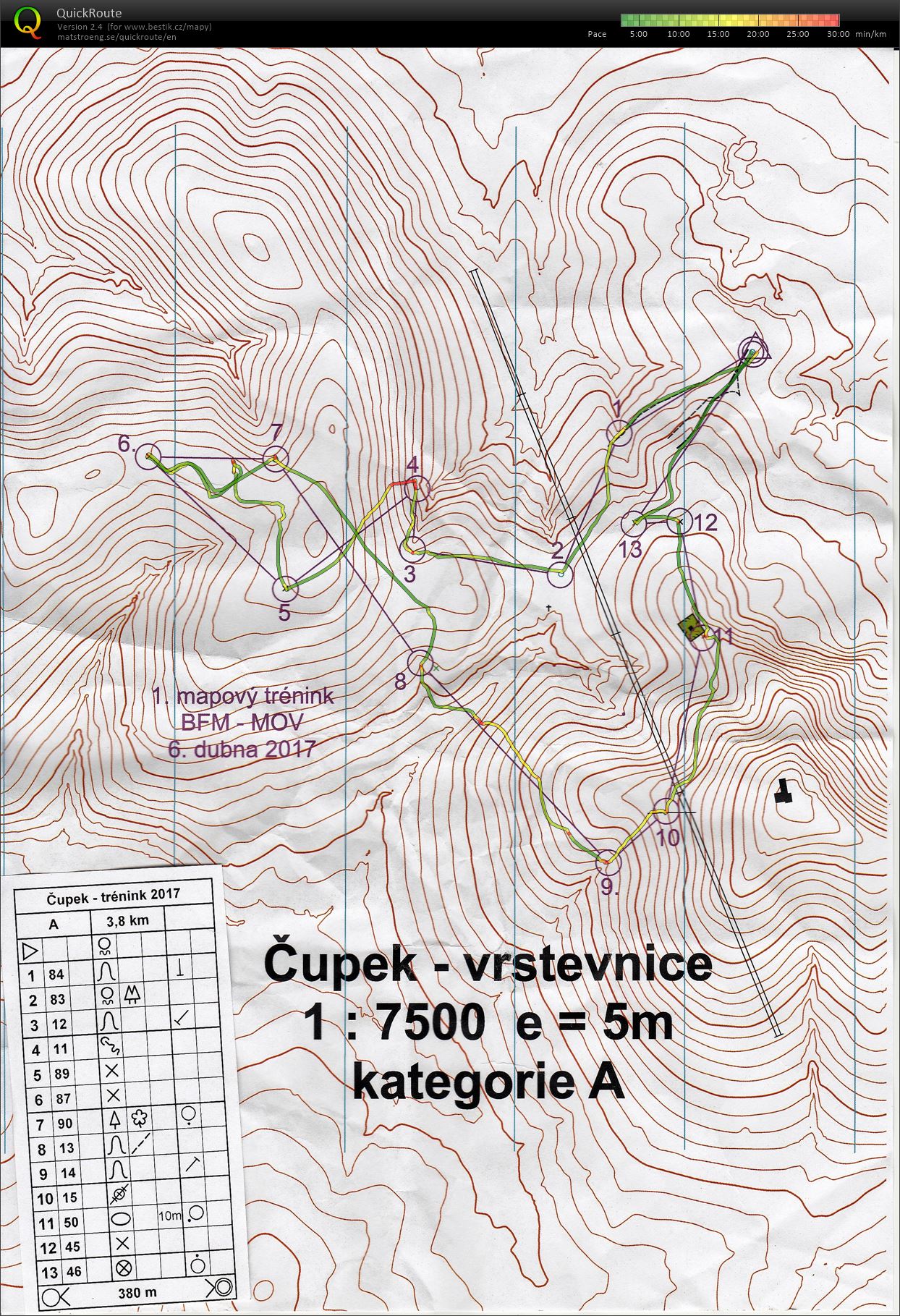 Map. tr. - vrstevnice (06.04.2017)
