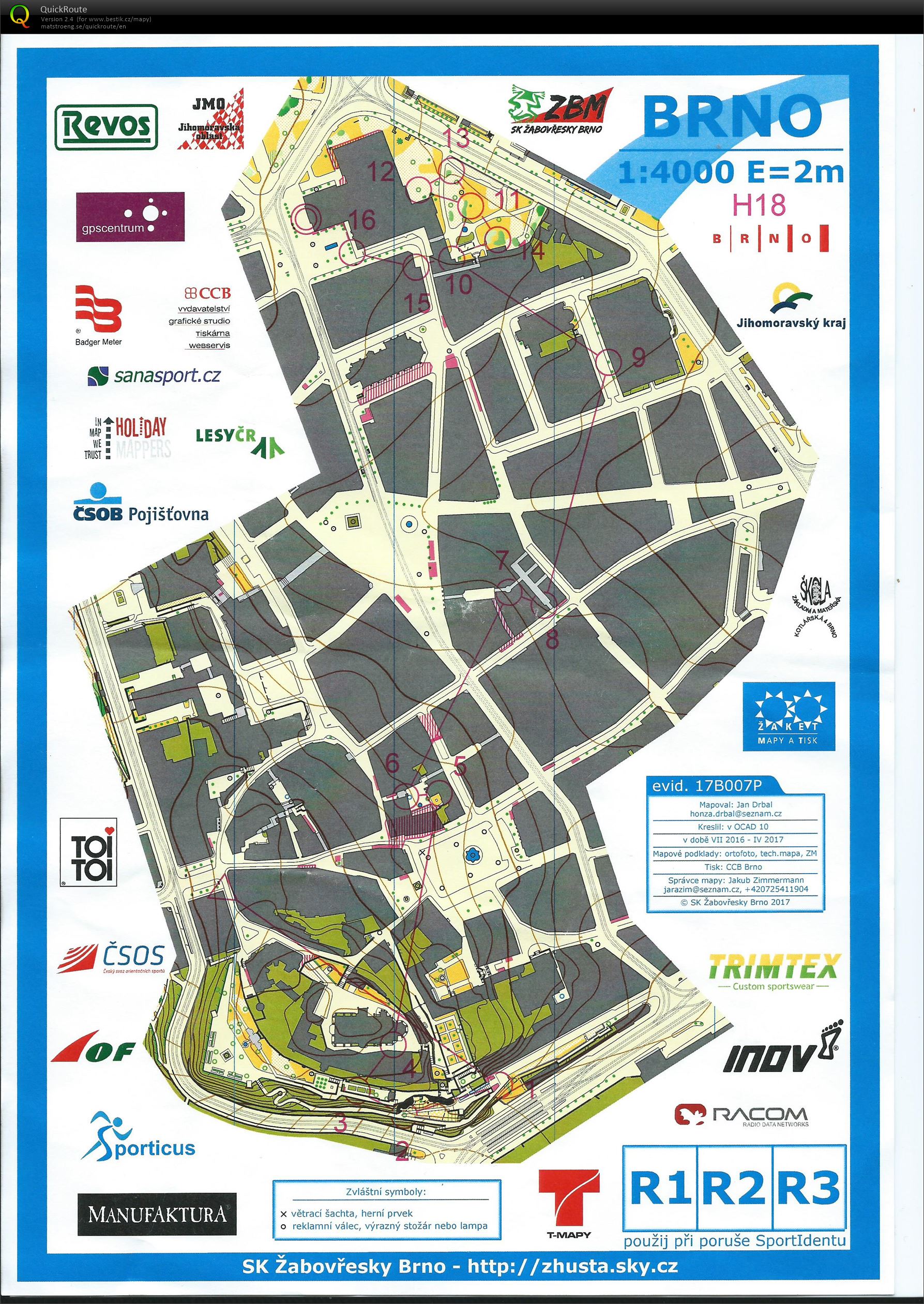MČR sprint, Brno (07.05.2017)