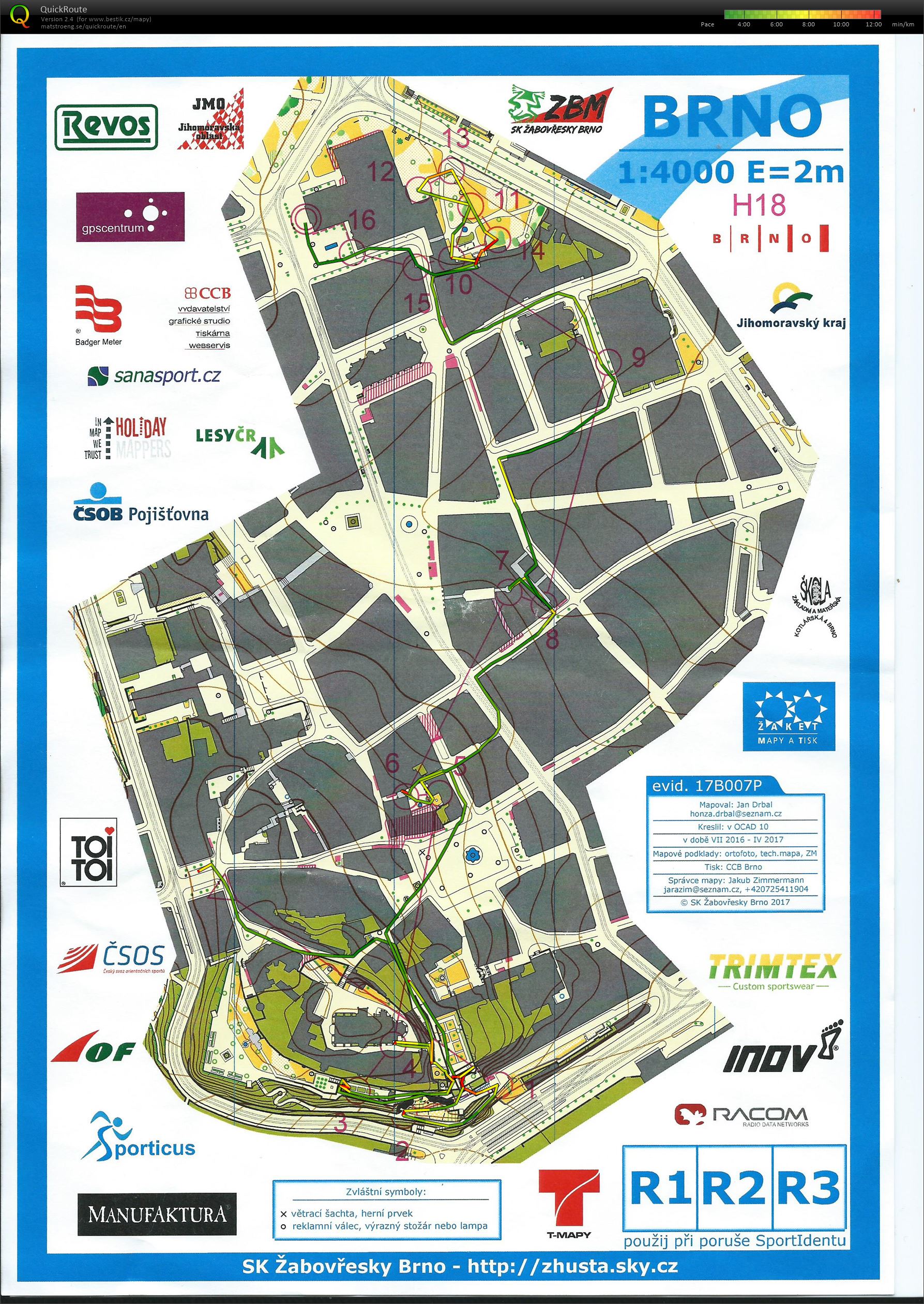 MČR sprint, Brno (07.05.2017)