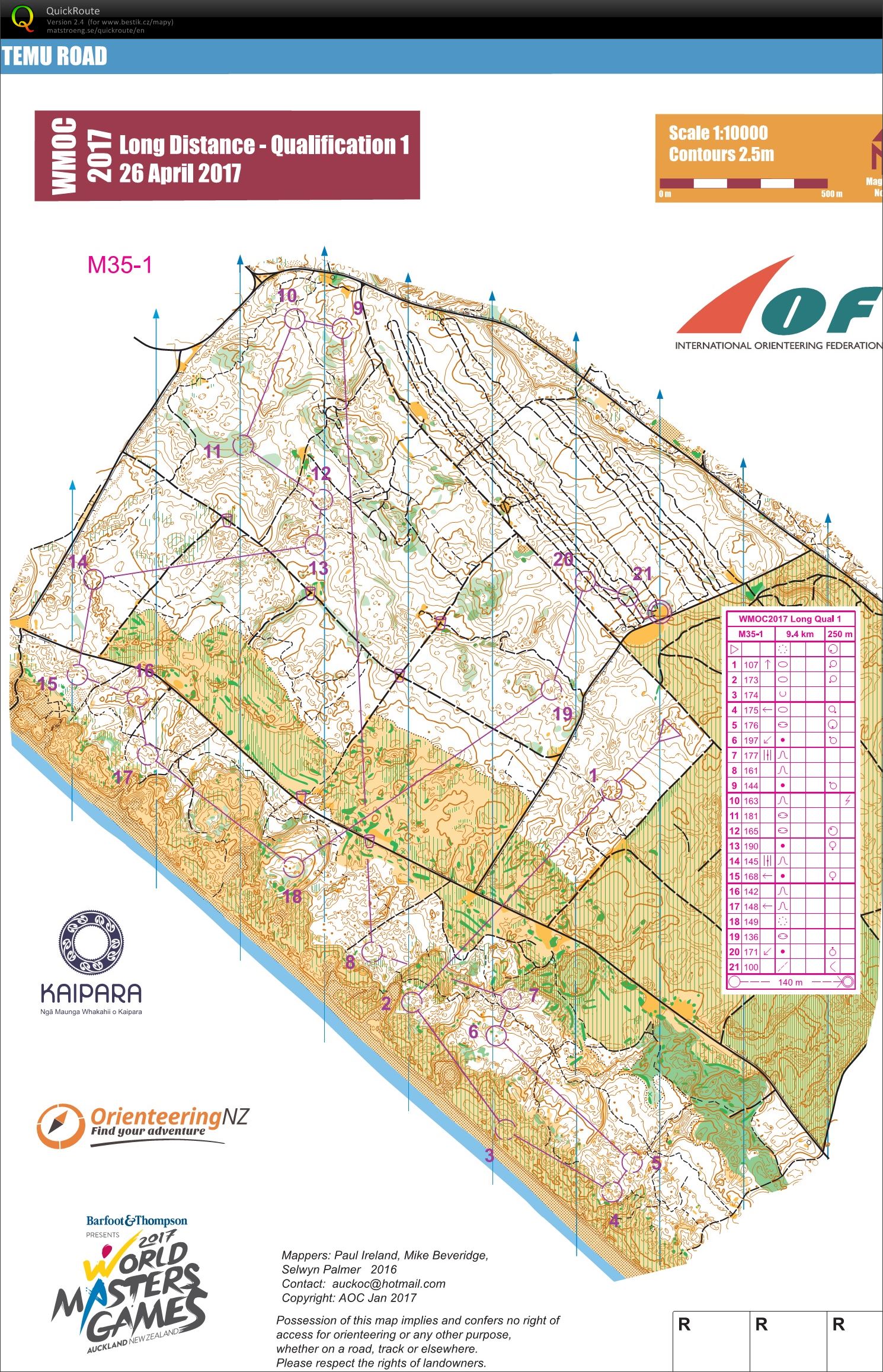 WMOC 2017 (26.04.2017)