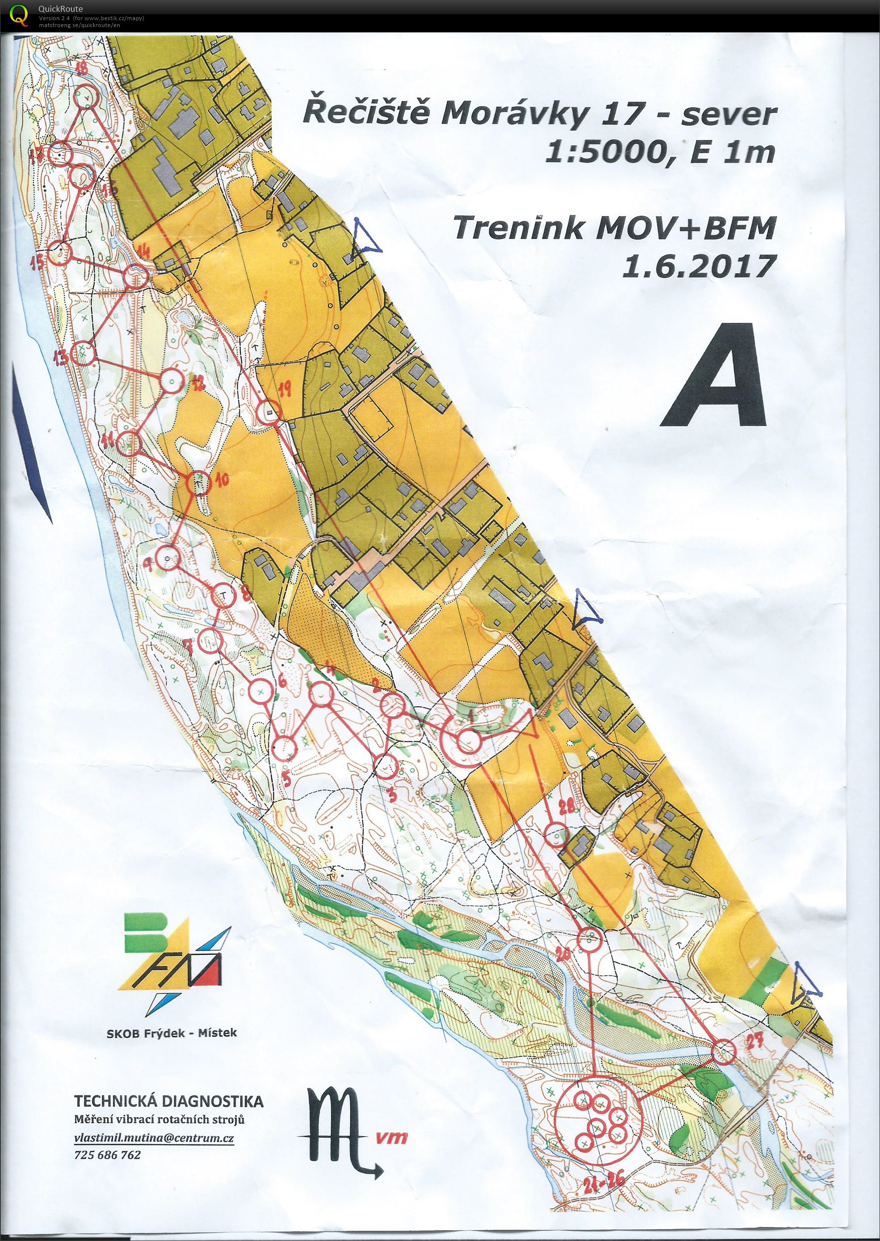Mapový trénink (01.06.2017)