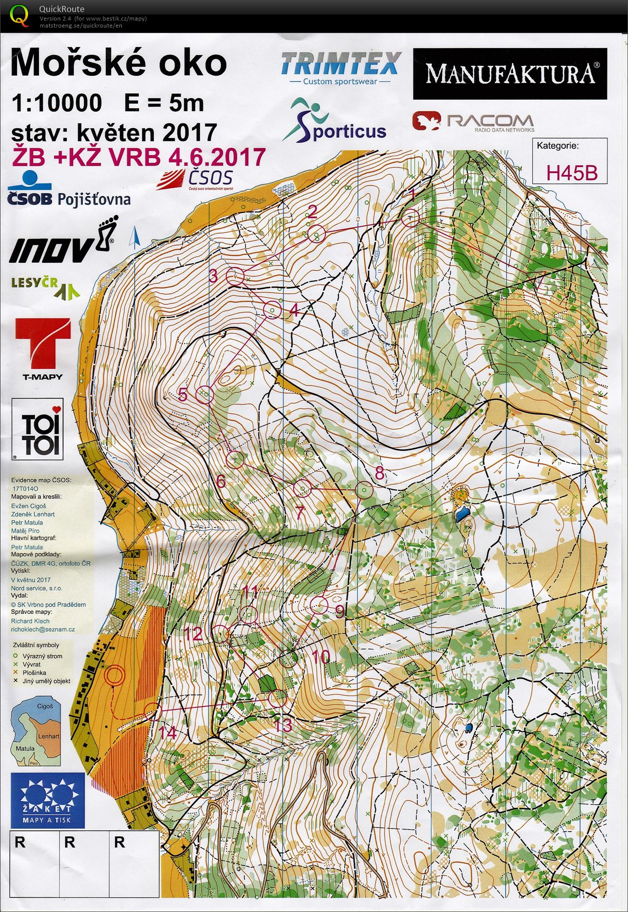 ŽB Morava - krátká (04.06.2017)