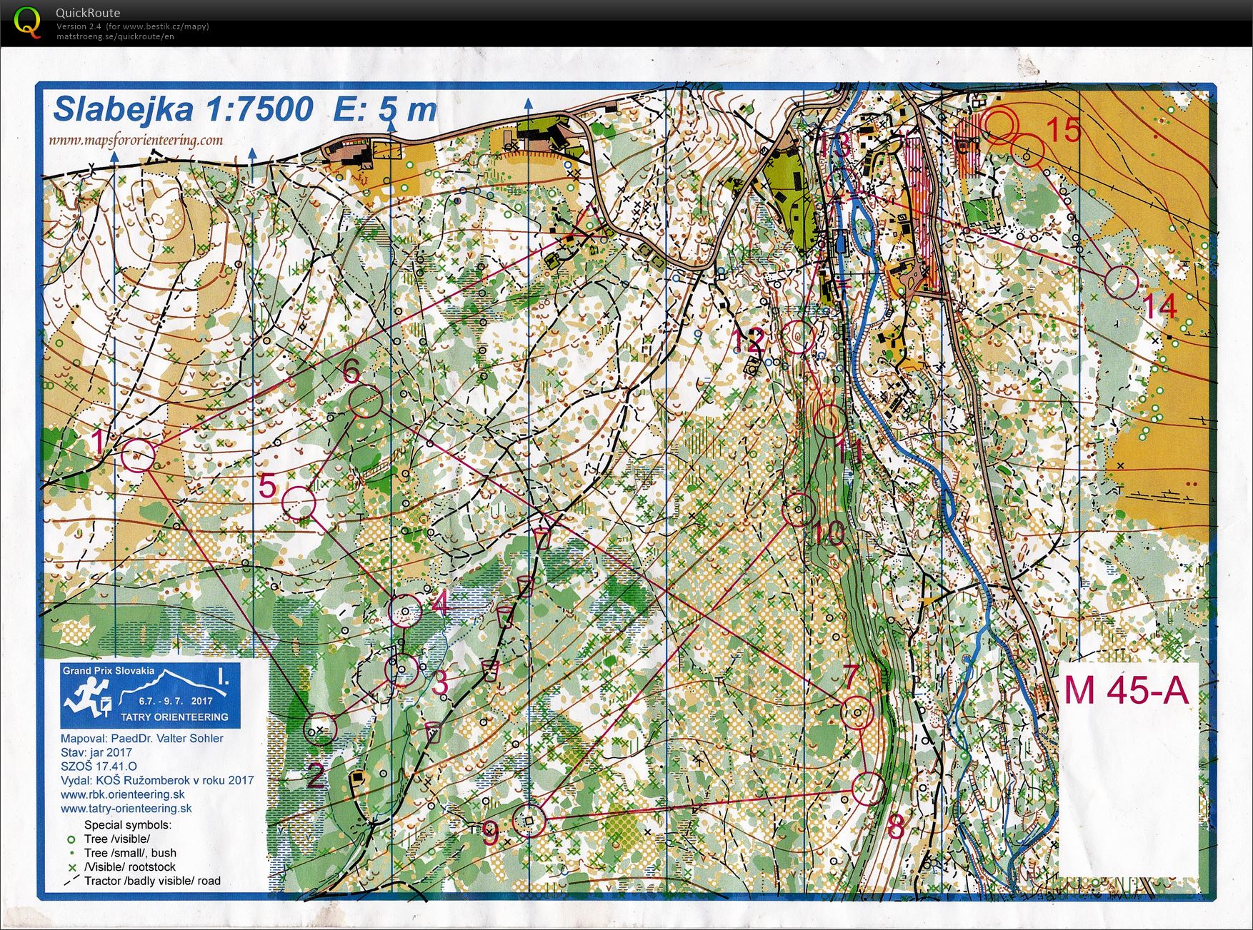 Tatry Orienteering 2017 - E 1 (06.07.2017)