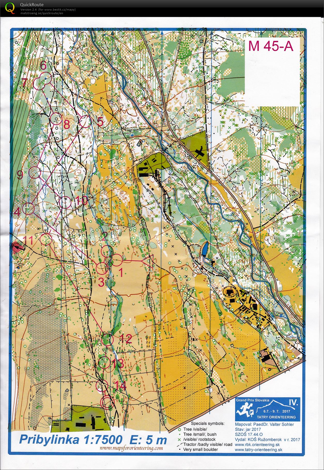 Tatry Orienteering 2017 - E 4 (09.07.2017)