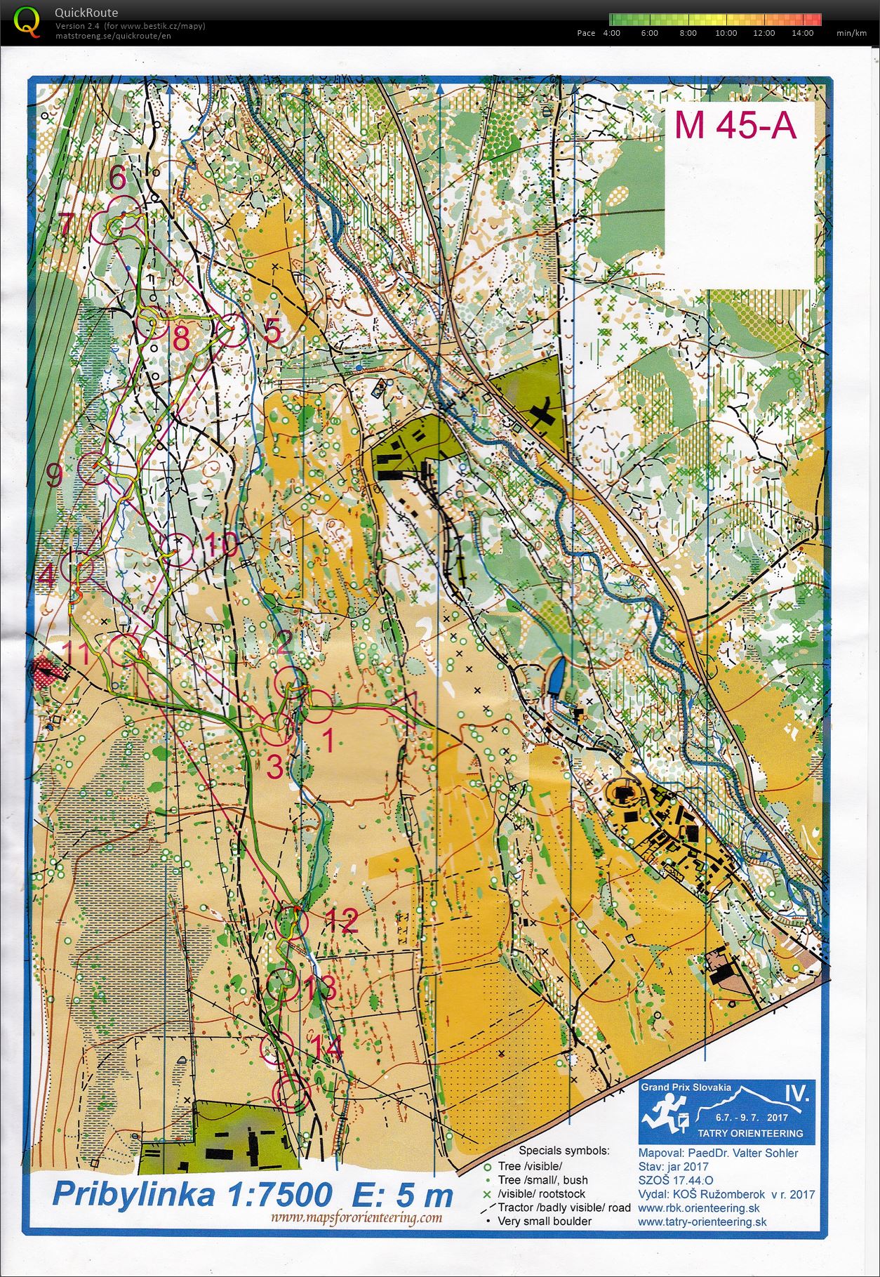 Tatry Orienteering 2017 - E 4 (09.07.2017)