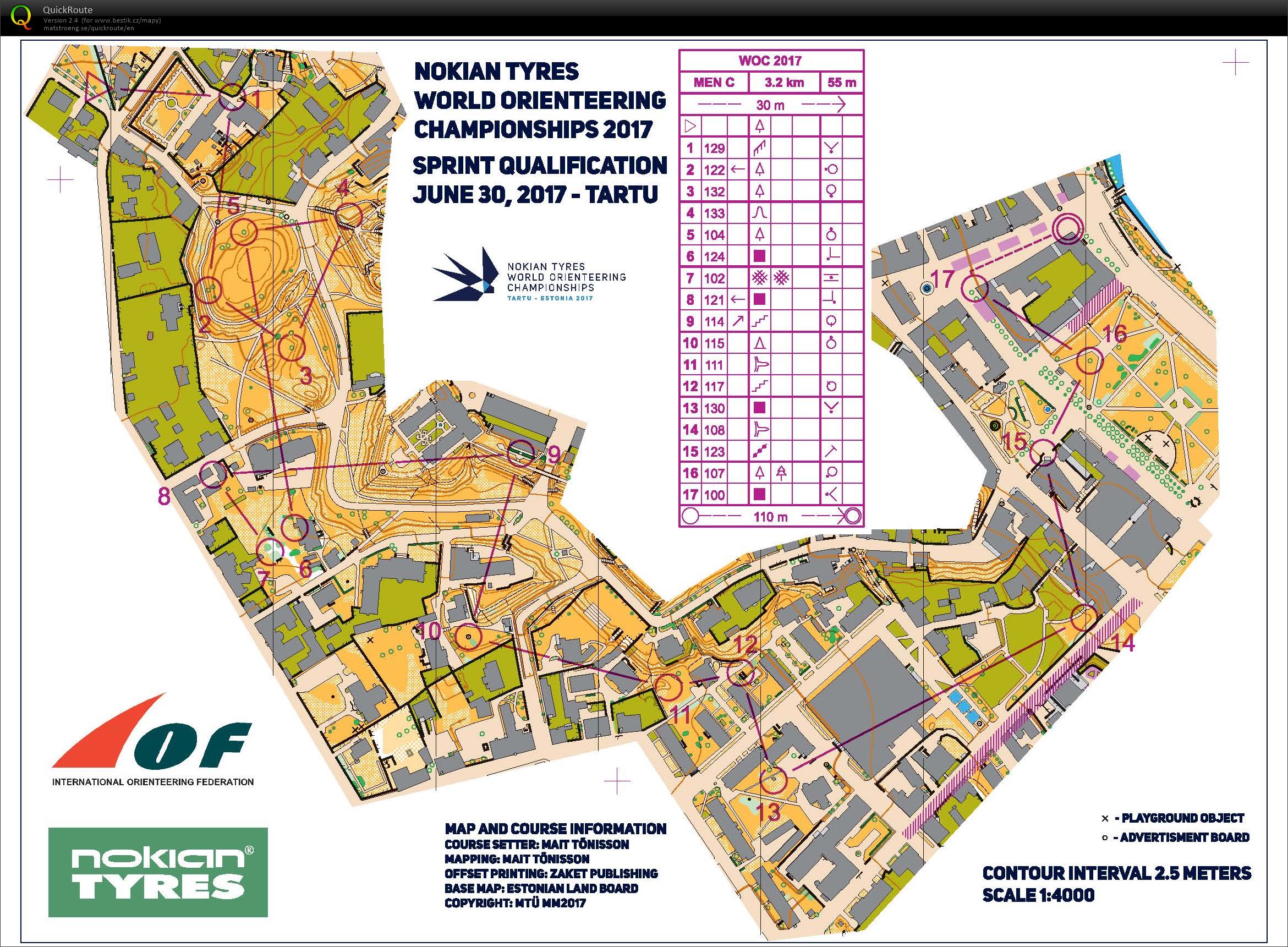 WOC 2017 Sprint Q (30.06.2017)