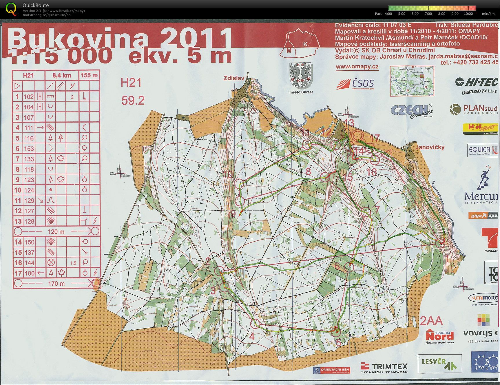 3. ČP štafety (21.05.2011)