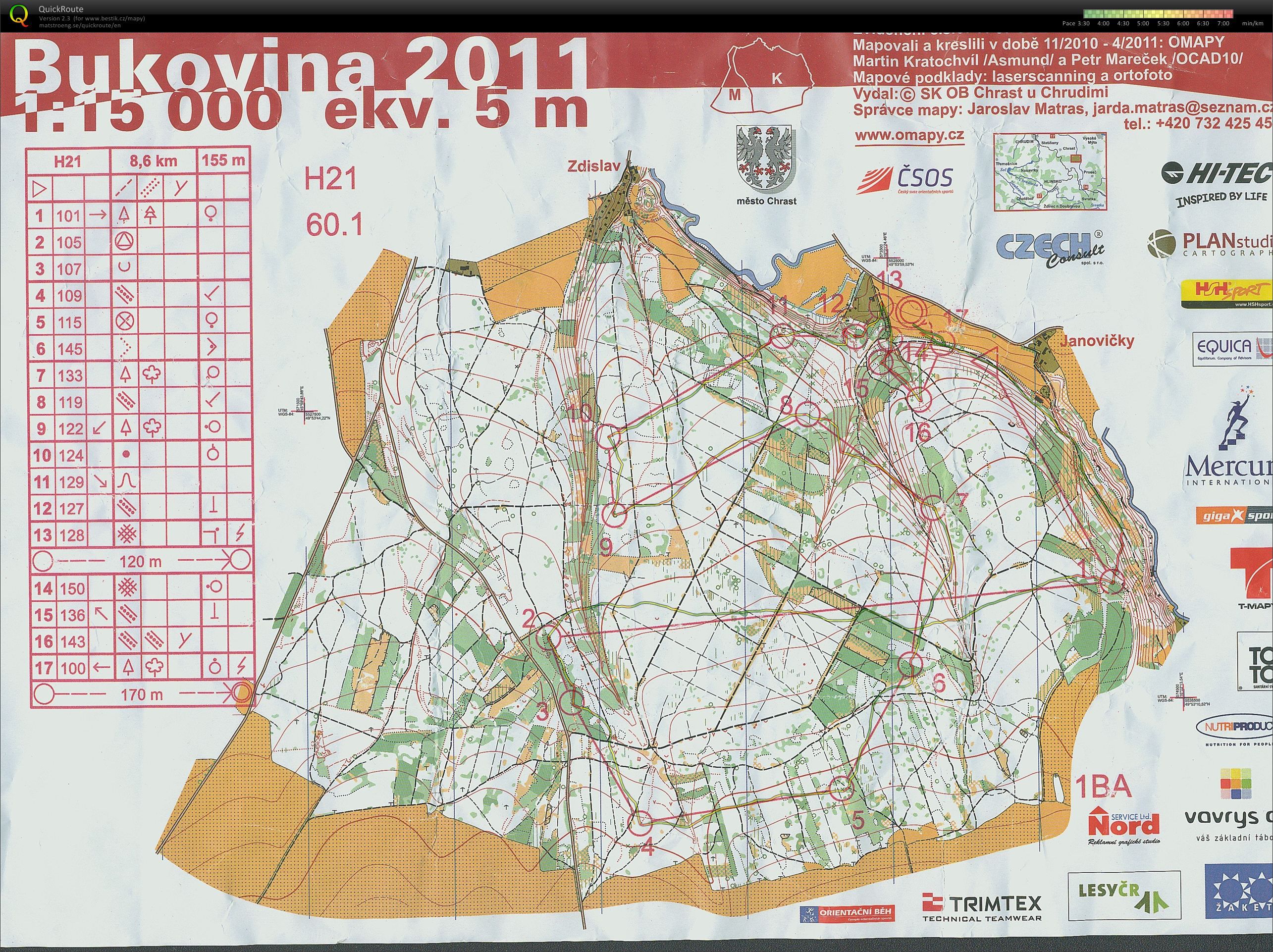 3. Český pohár štafet (21.05.2011)