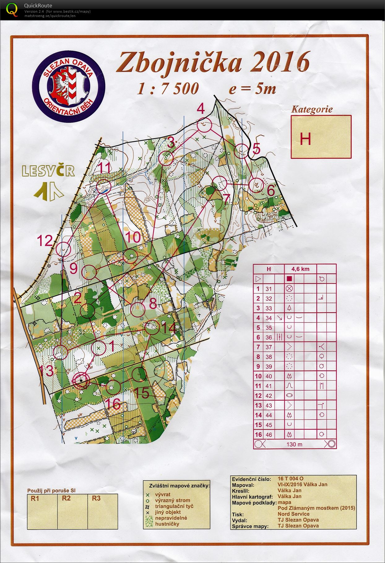 Mapový trénink (13.09.2017)