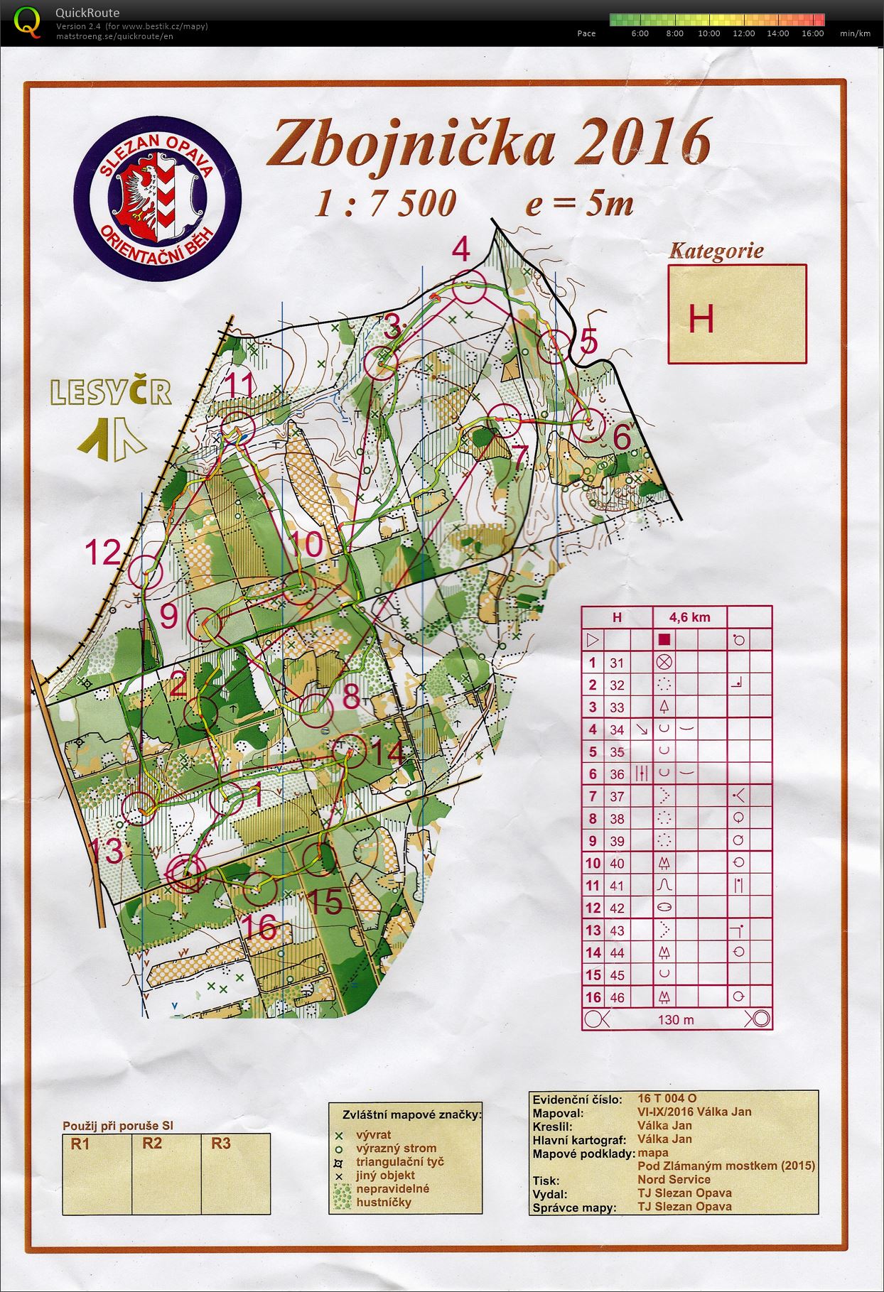 Mapový trénink (13.09.2017)