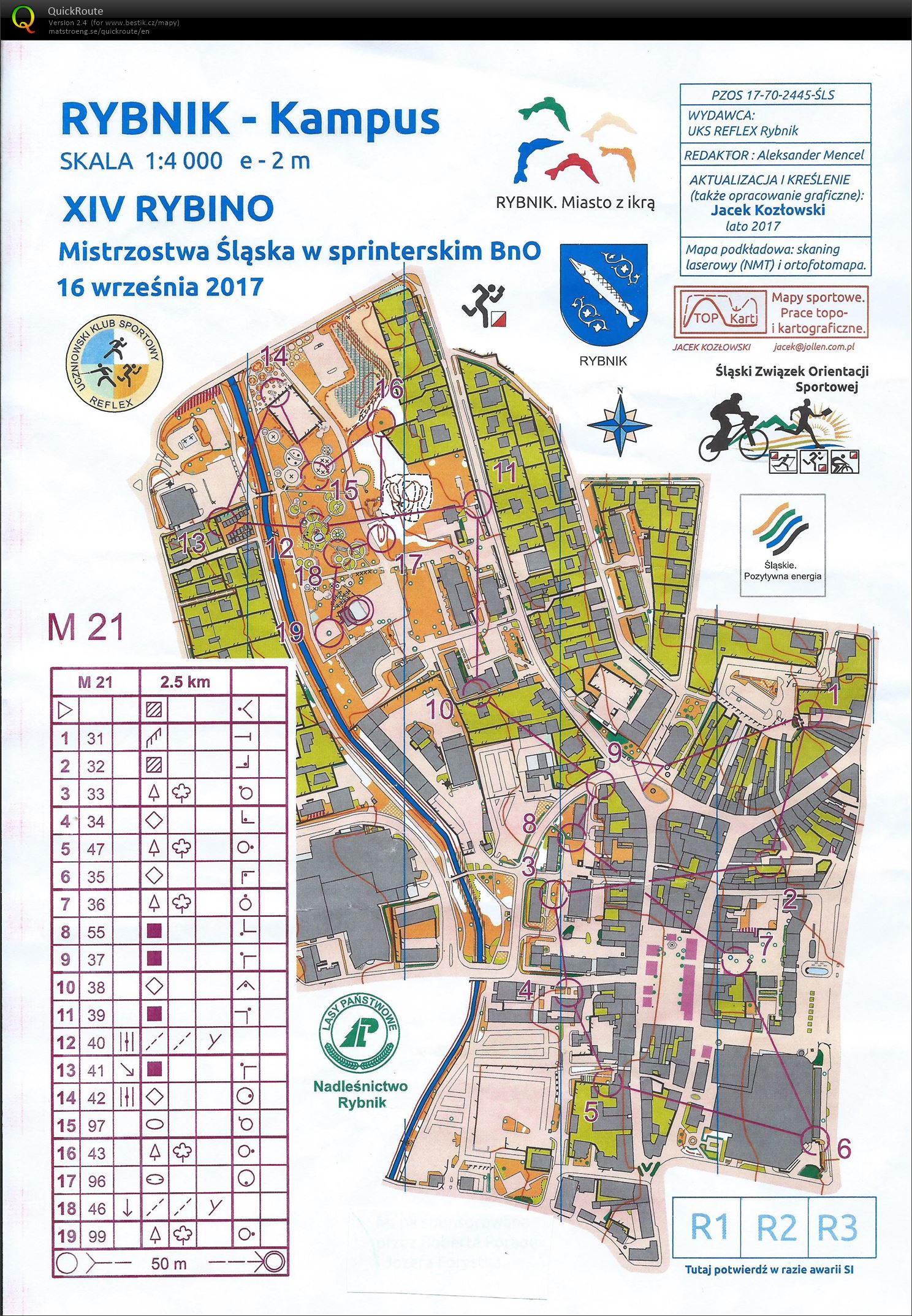 XIV Rybino - Mistrzostwa Śląska sprint (16.09.2017)
