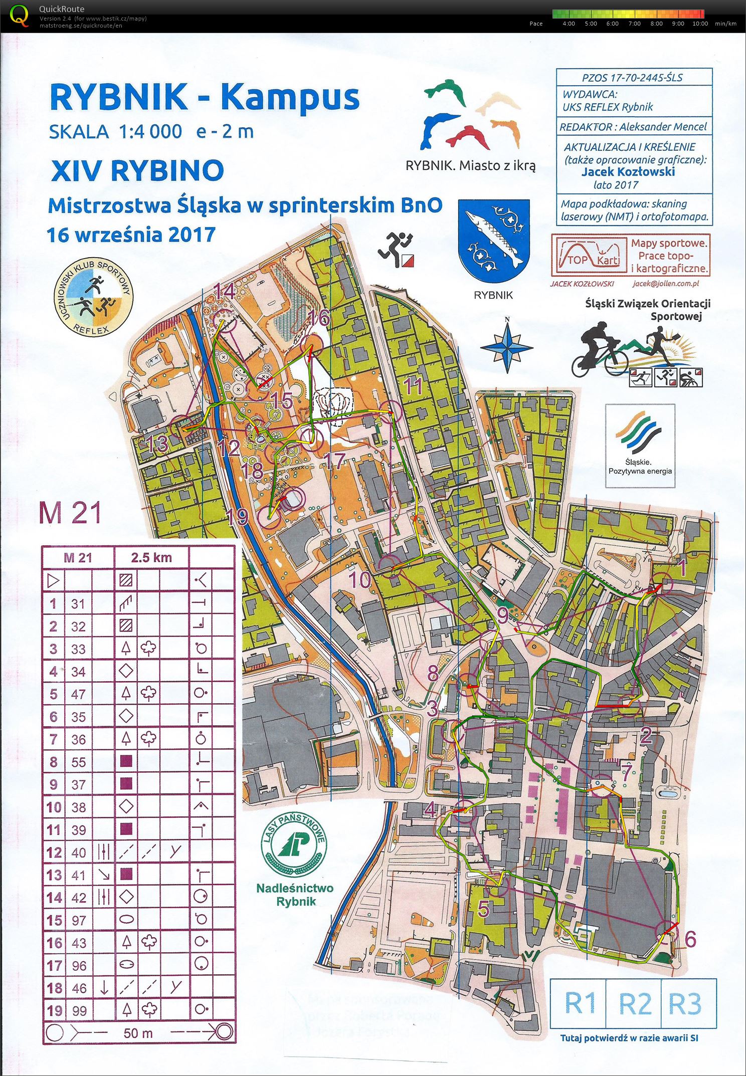 XIV Rybino - Mistrzostwa Śląska sprint (16.09.2017)