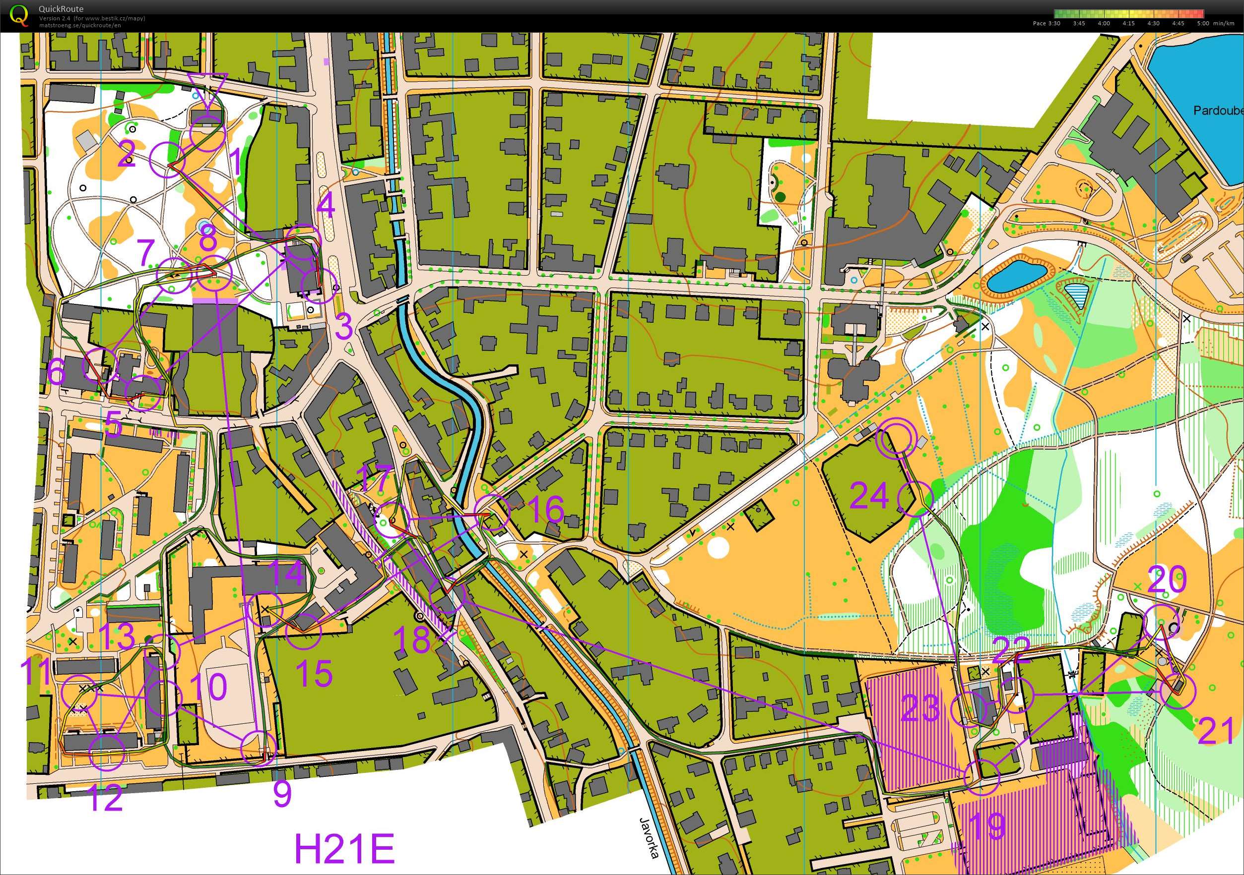 ČP sprint - Lázně Bělohrad (H21E) (16.09.2017)