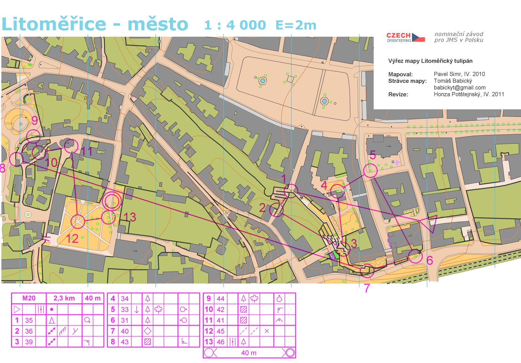 Nominačky - JWOC 2011 (sprint) (27.05.2011)