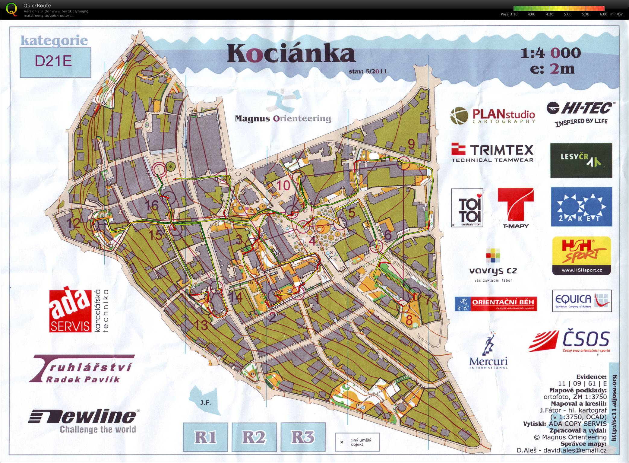 ŽA, Sprint cup 2.kolo (01.06.2011)