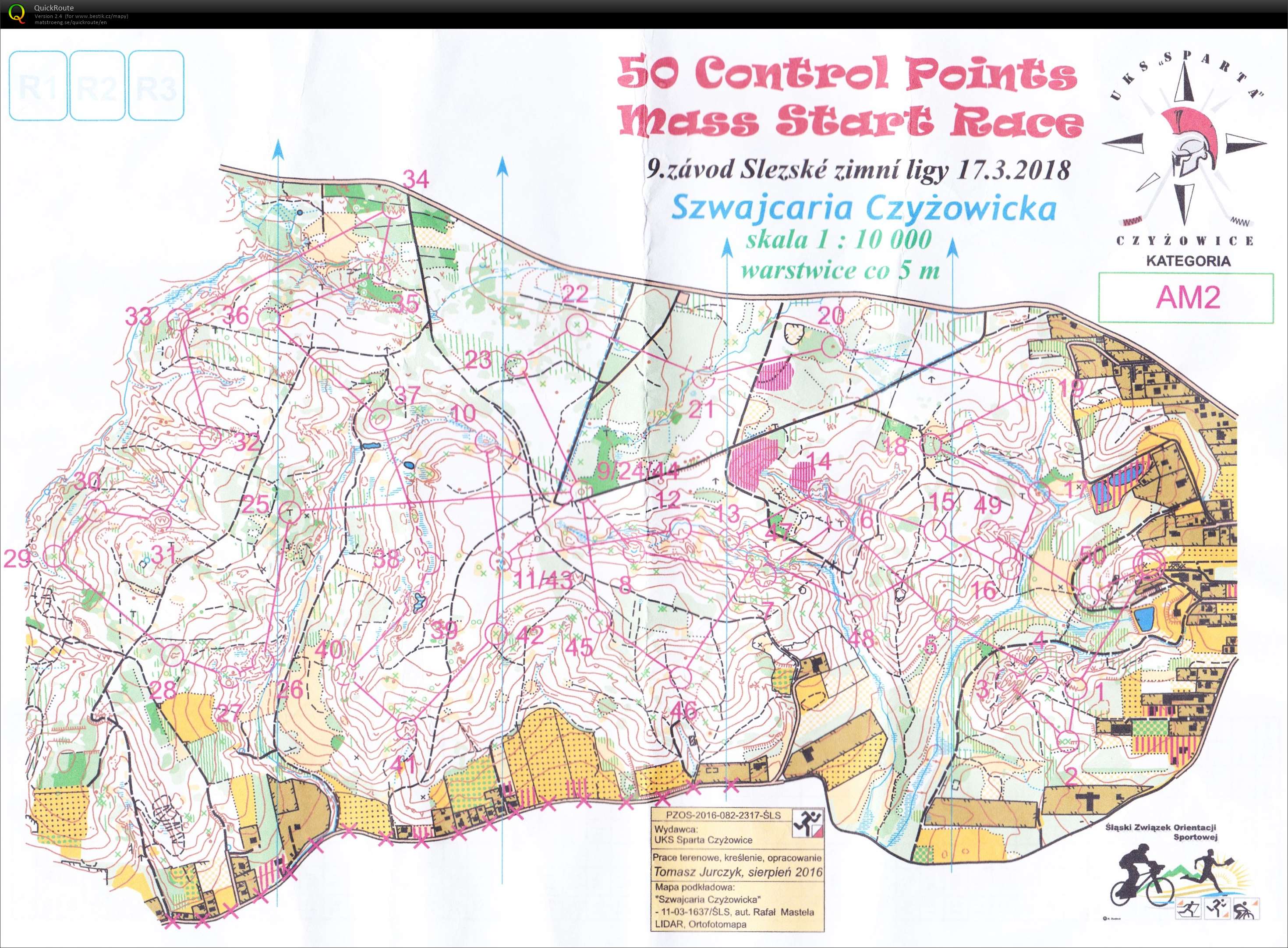 50 control points mass start race (9. SZL) (17.03.2018)