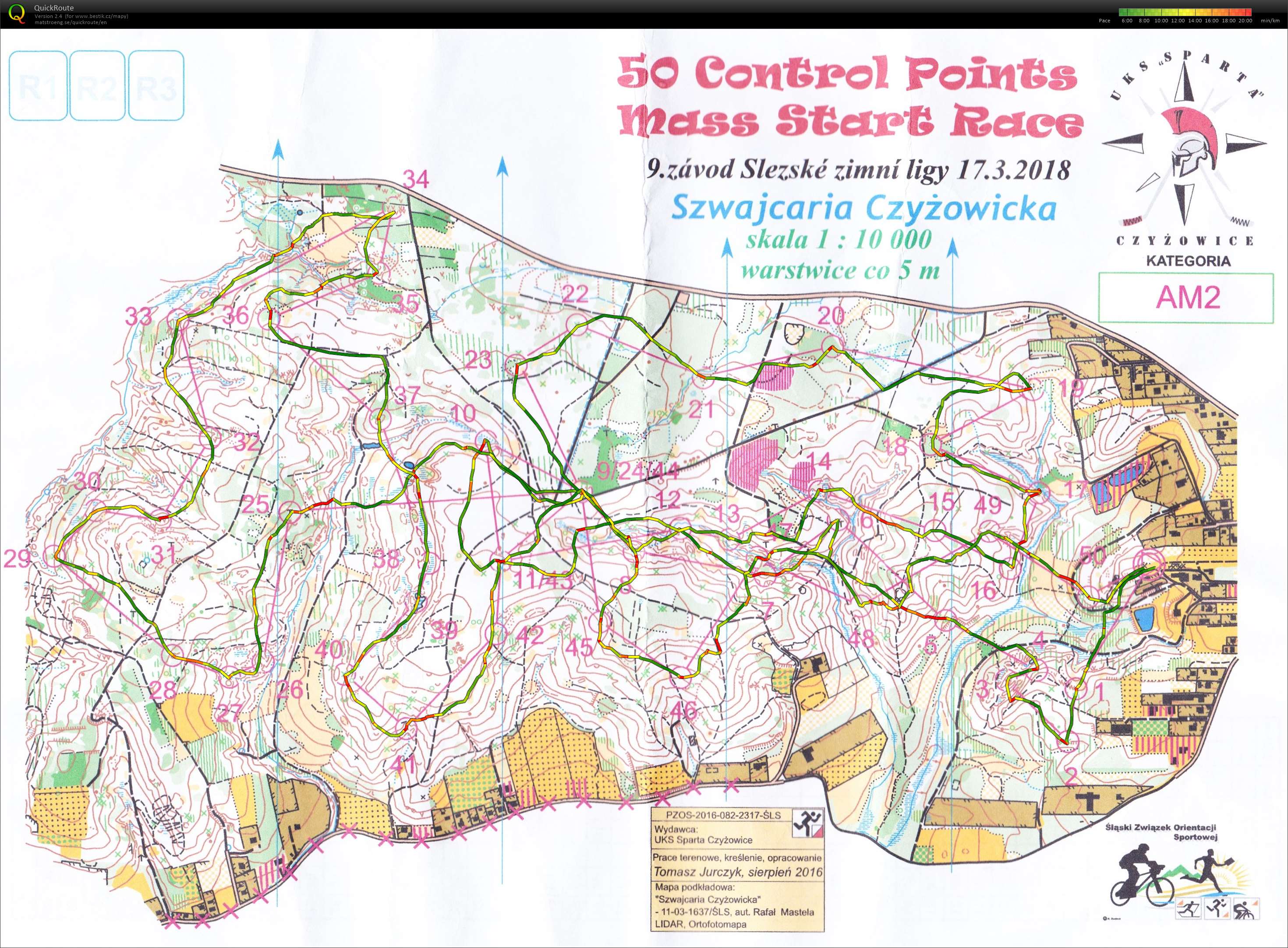 50 control points mass start race (9. SZL) (17.03.2018)