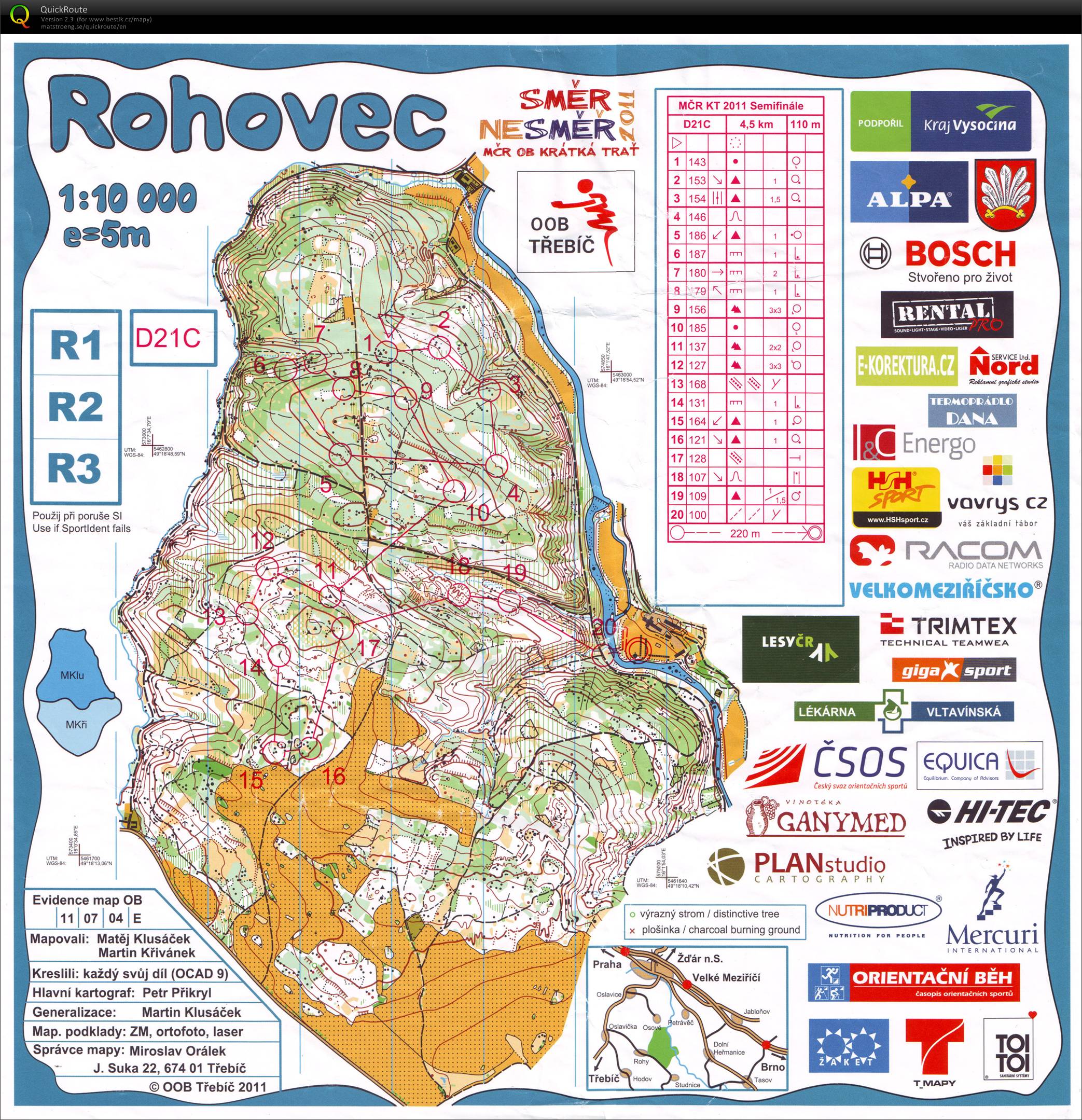 MČR krátka trať - semifinále (11.06.2011)